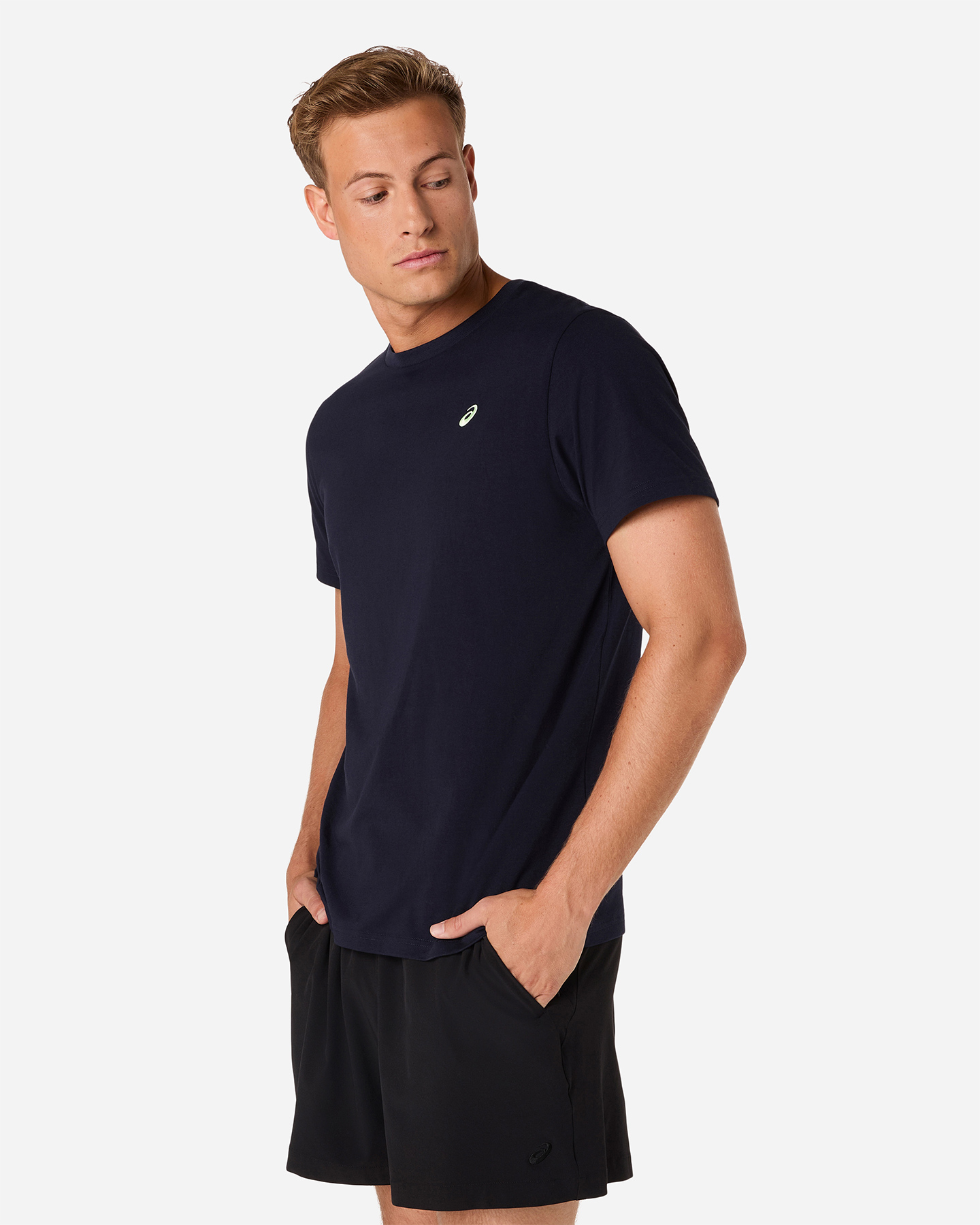T-shirt ASICS SPIRAL M - Blu - 1 | Cisalfa Sport