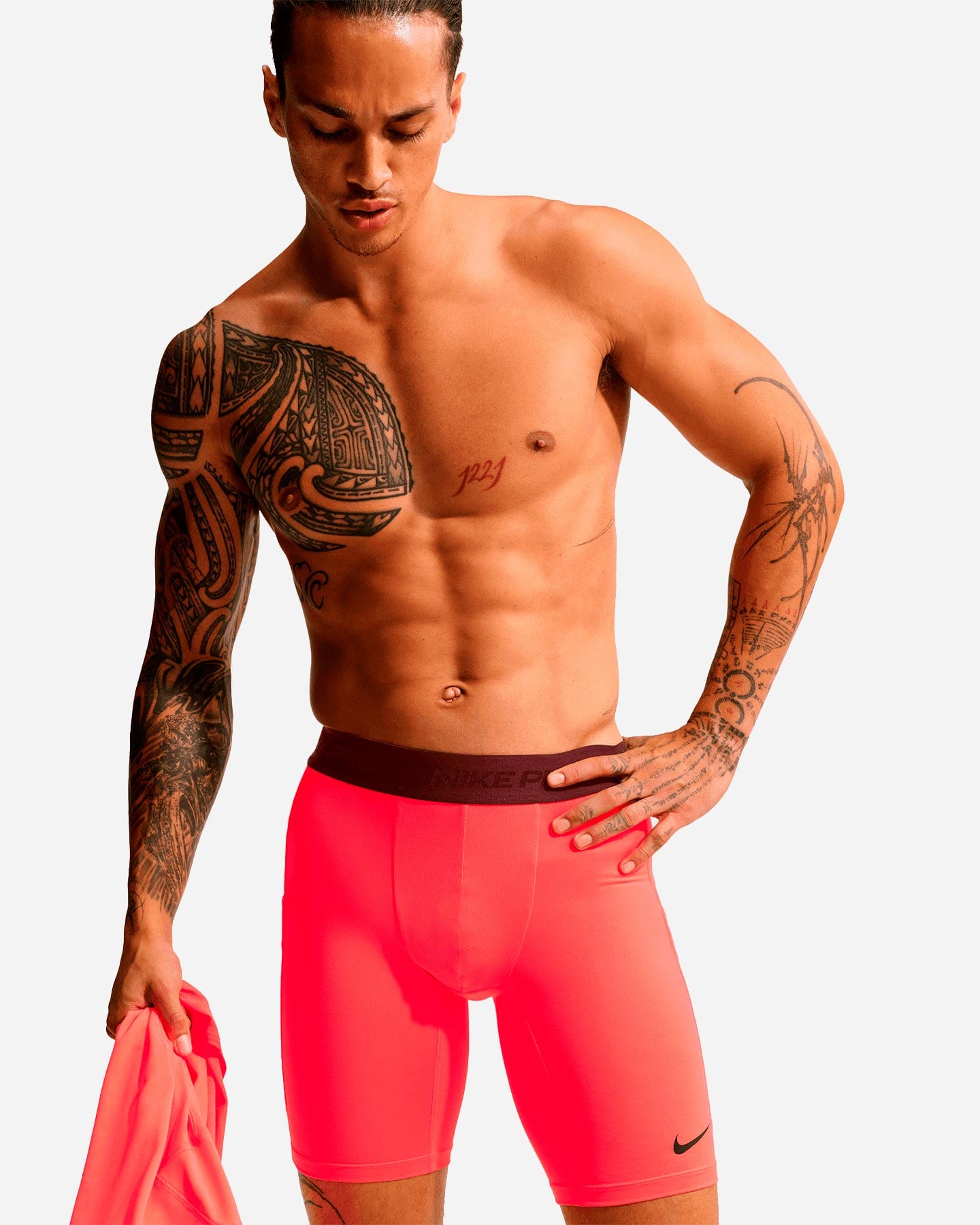 Short training NIKE PRO M - Fucsia - 2 | Cisalfa Sport