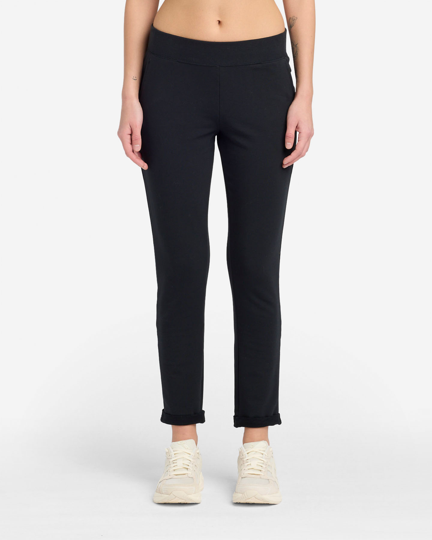 Pantalone CONVERSE ROLL UP W - Nero - 1 | Cisalfa Sport