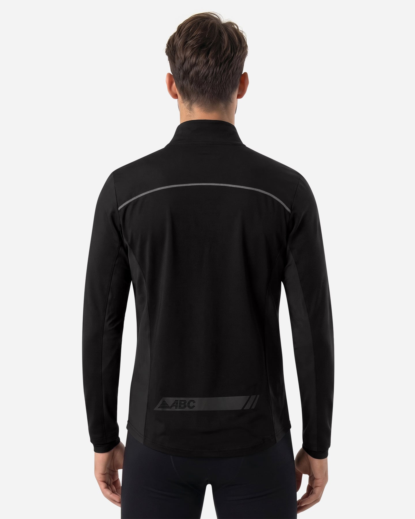 Giacca running ABC TECH M - Nero - 3 | Cisalfa Sport