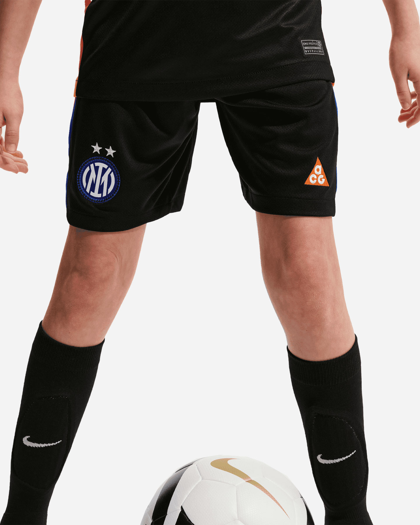 Pantaloncini calcio ufficiali NIKE INTER ACG 4TH 25-26 JR - Nero - 3 | Cisalfa Sport