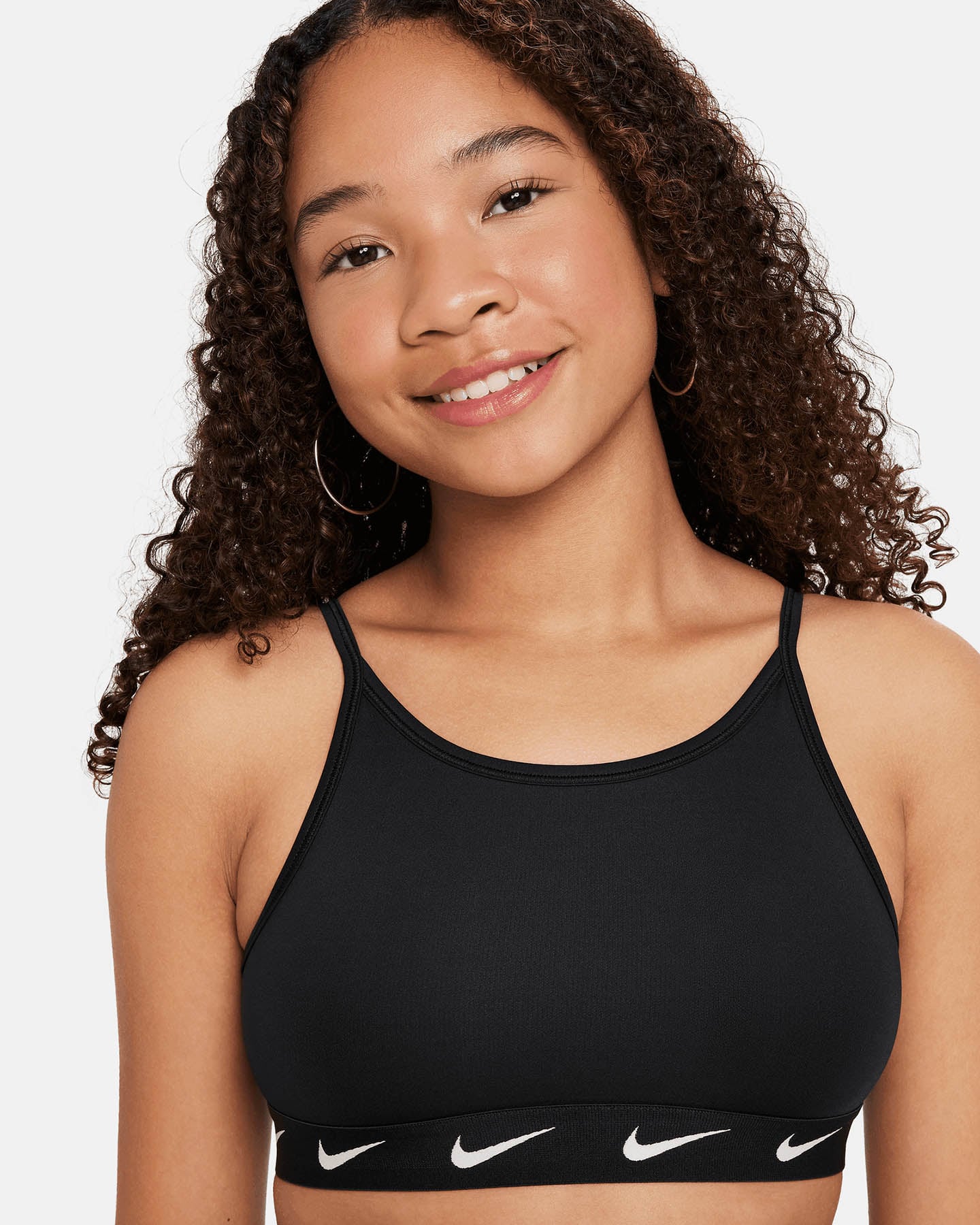 Canotta NIKE DRI FIT ONE JR - Nero - 2 | Cisalfa Sport