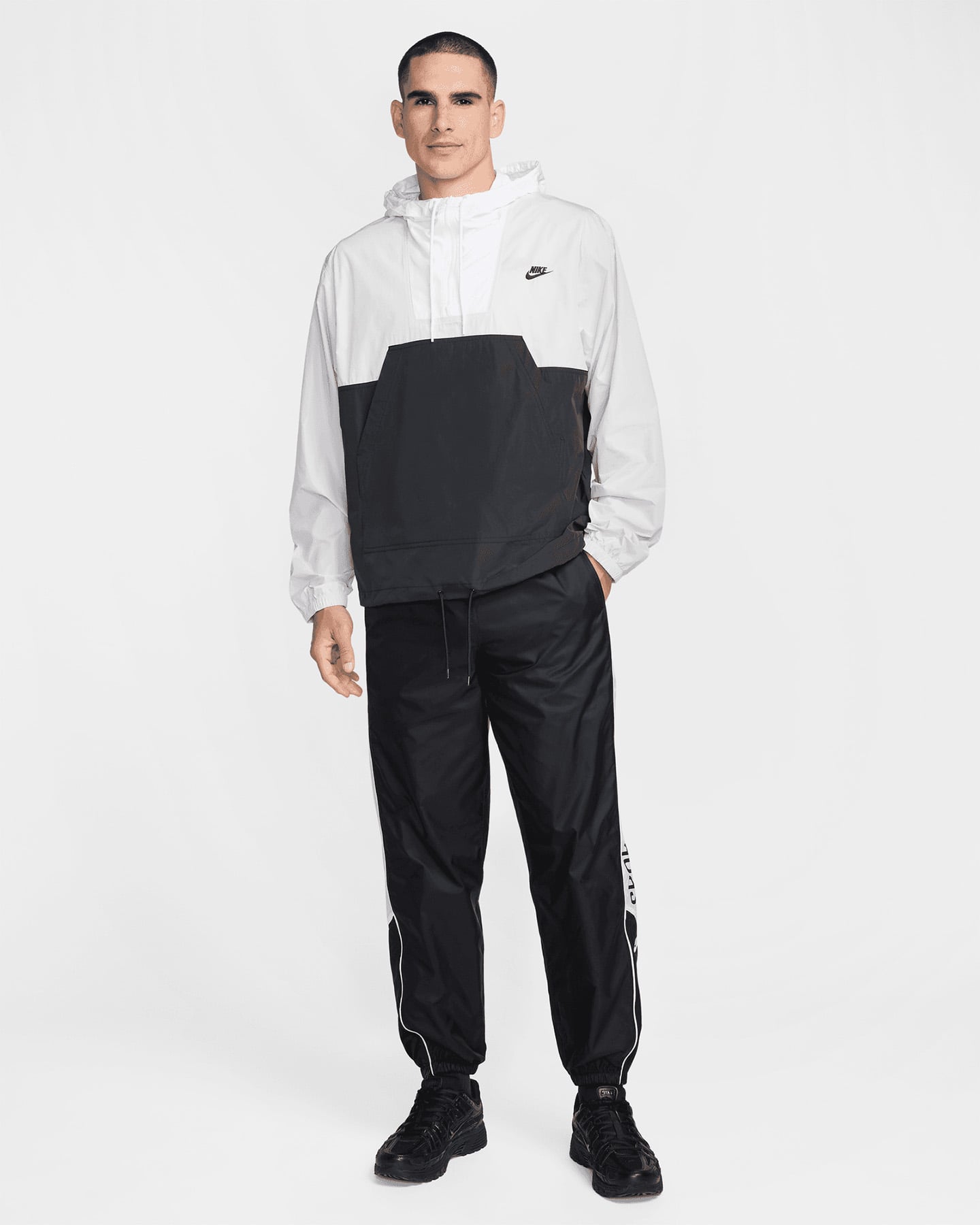 Felpa NIKE CLUB ANORAK M - Nero - 2 | Cisalfa Sport