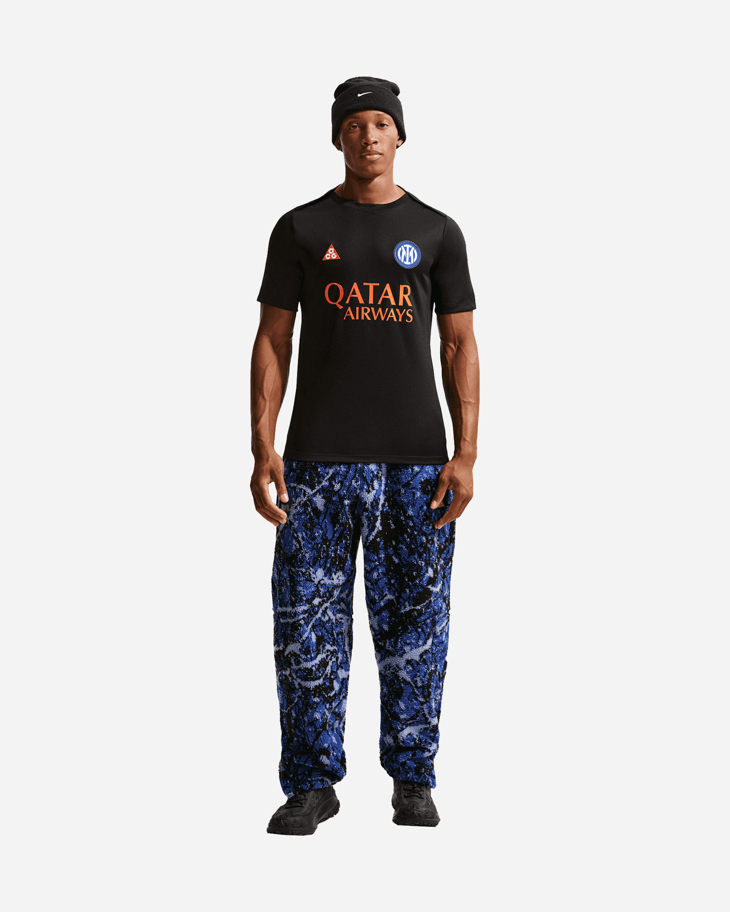 Abbigliamento calcio ufficiale NIKE INTER ACG PREMATCH 26 M - Nero - 2 | Cisalfa Sport