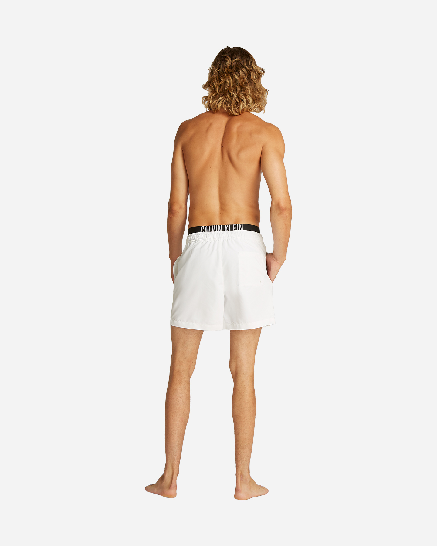 Boxer mare CALVIN KLEIN JEANS ELASTIC M - Bianco - 3 | Cisalfa Sport