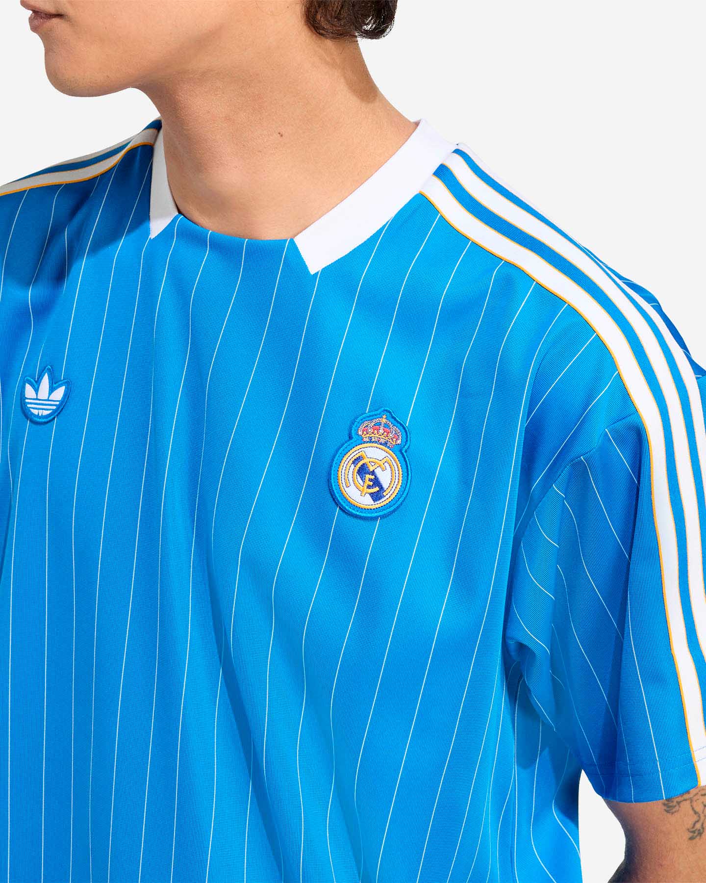 T-shirt ADIDAS ORIGINALS REAL MADRID M - Azzurro - 5 | Cisalfa Sport