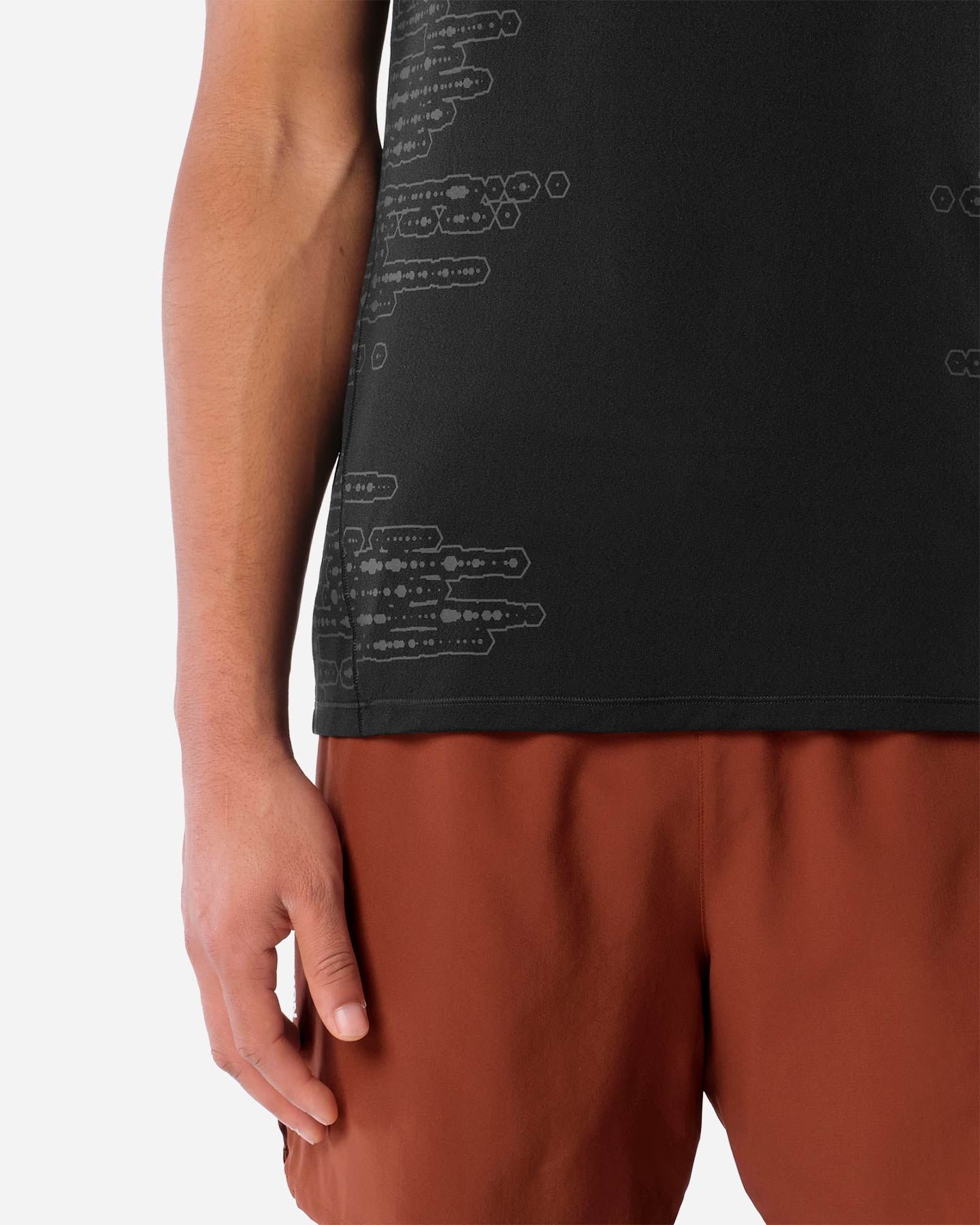 T-shirt running SALOMON SENSE AERO GRAPHIC M - Nero - 3 | Cisalfa Sport