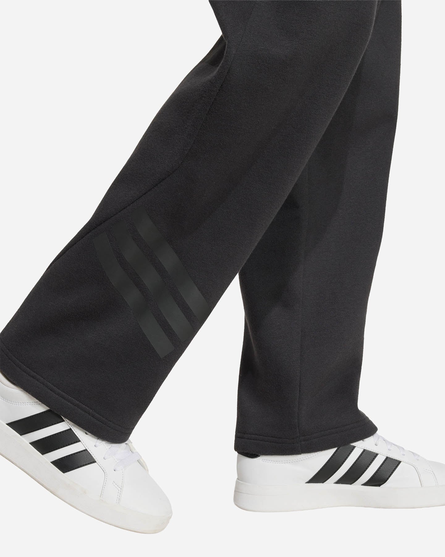 Pantalone ADIDAS FUTURE ICONS 3 STRIPES JR - Nero - 4 | Cisalfa Sport