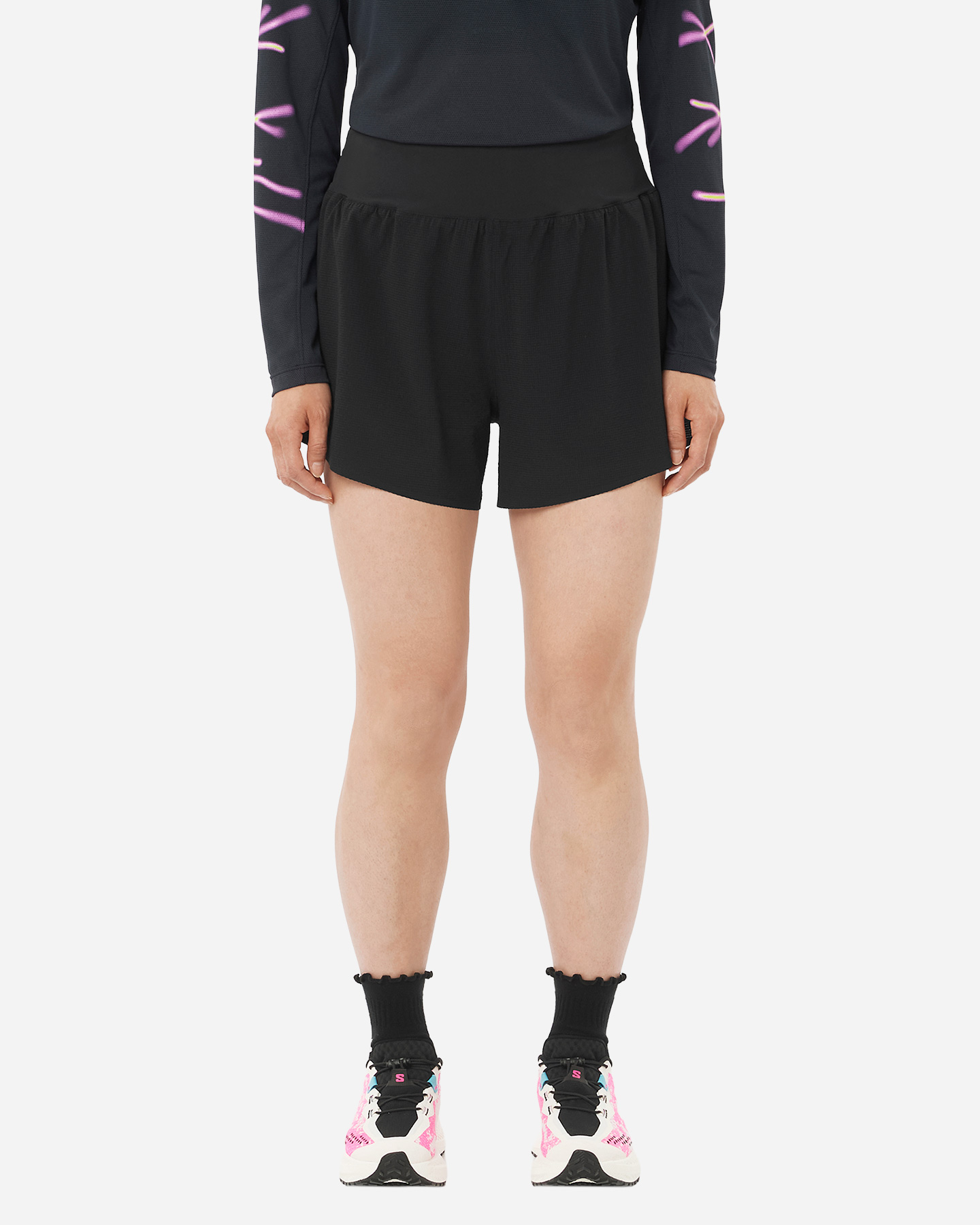 Short running SALOMON SENSE AERO W - Nero - 1 | Cisalfa Sport