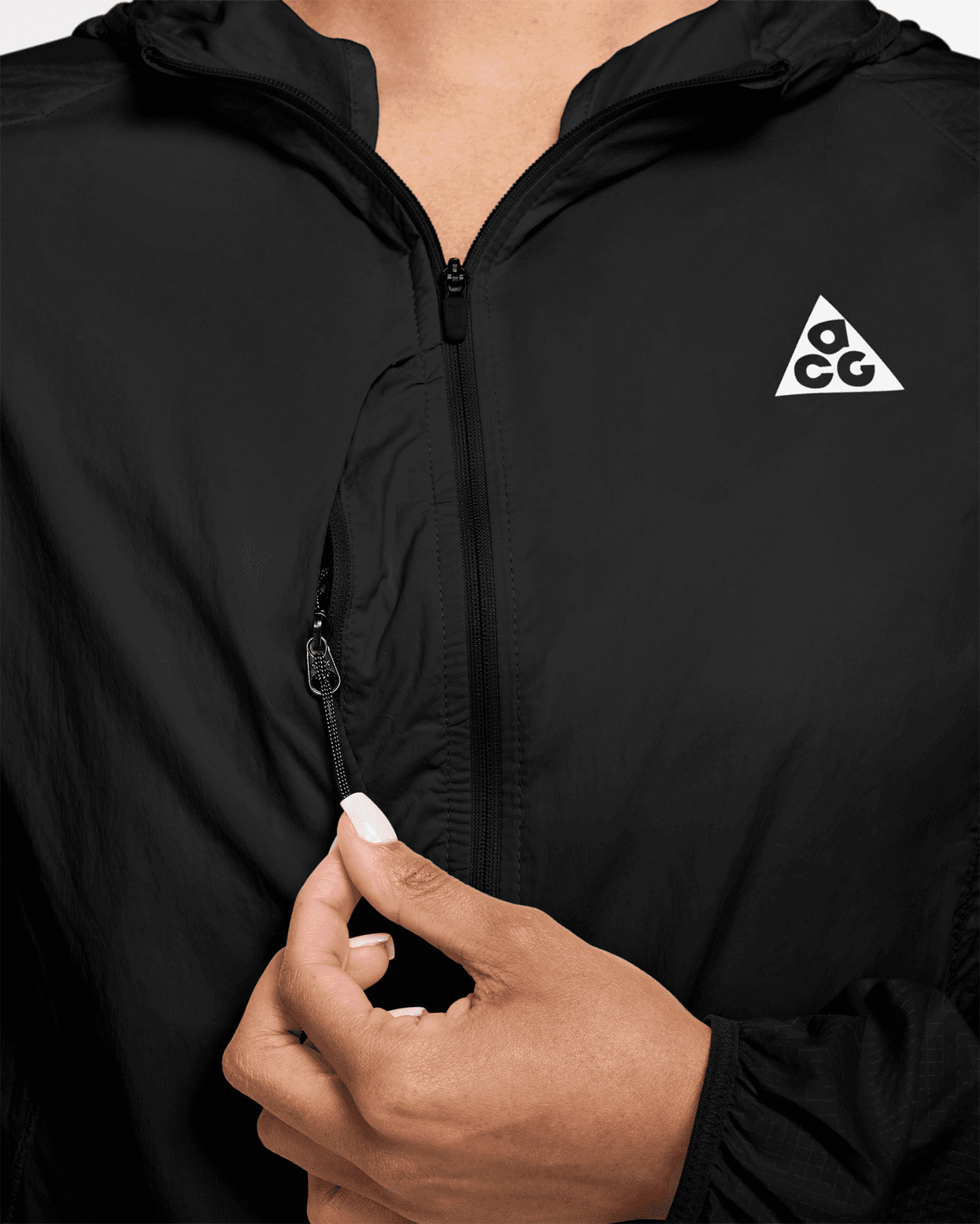 Giacca running NIKE ACG TRAIL W - Nero - 2 | Cisalfa Sport