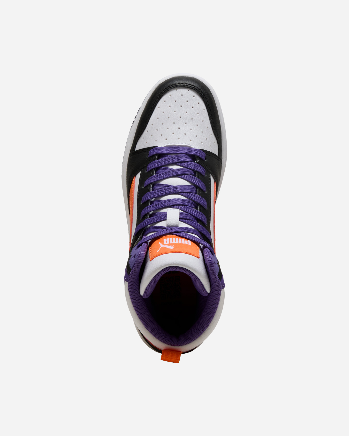Scarpe sneakers PUMA REBOUND V6 MID GS JR - Bianco - 3 | Cisalfa Sport