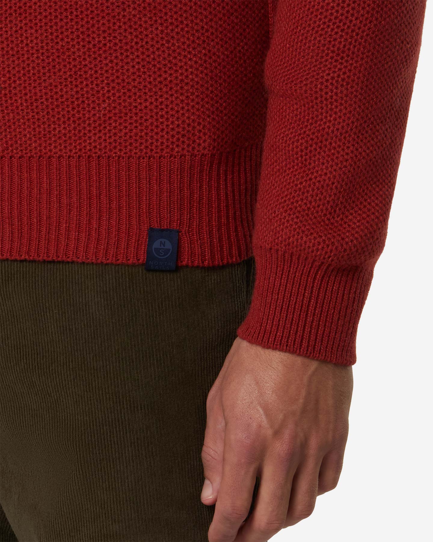 Maglione NORTH SAILS WAFFLE M - Marrone - 5 | Cisalfa Sport
