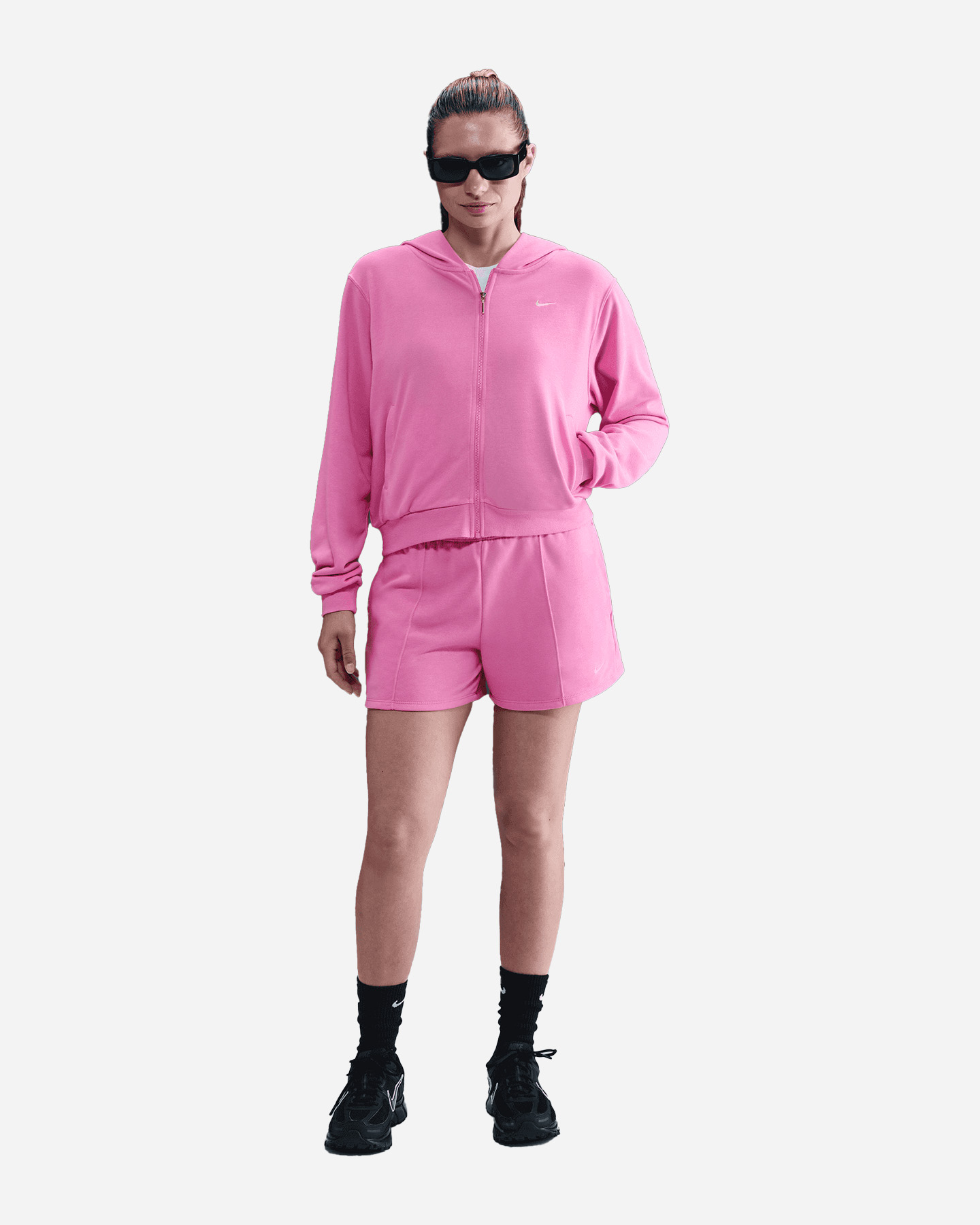 Felpa NIKE CHILL SMALL LOGO W - Fucsia - 2 | Cisalfa Sport