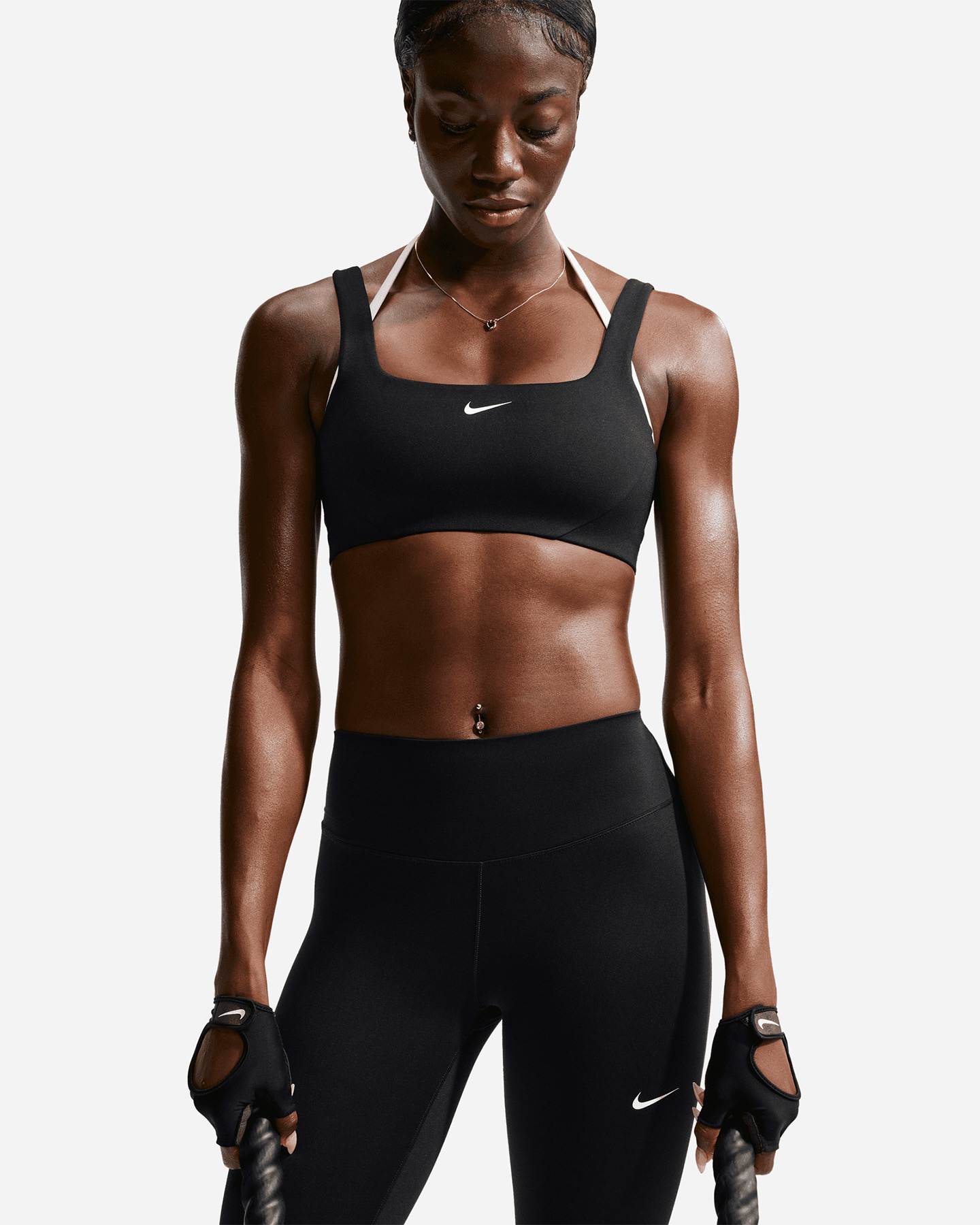 Bra training NIKE ONE SPEED STRAPPY LS W - Nero - 3 | Cisalfa Sport