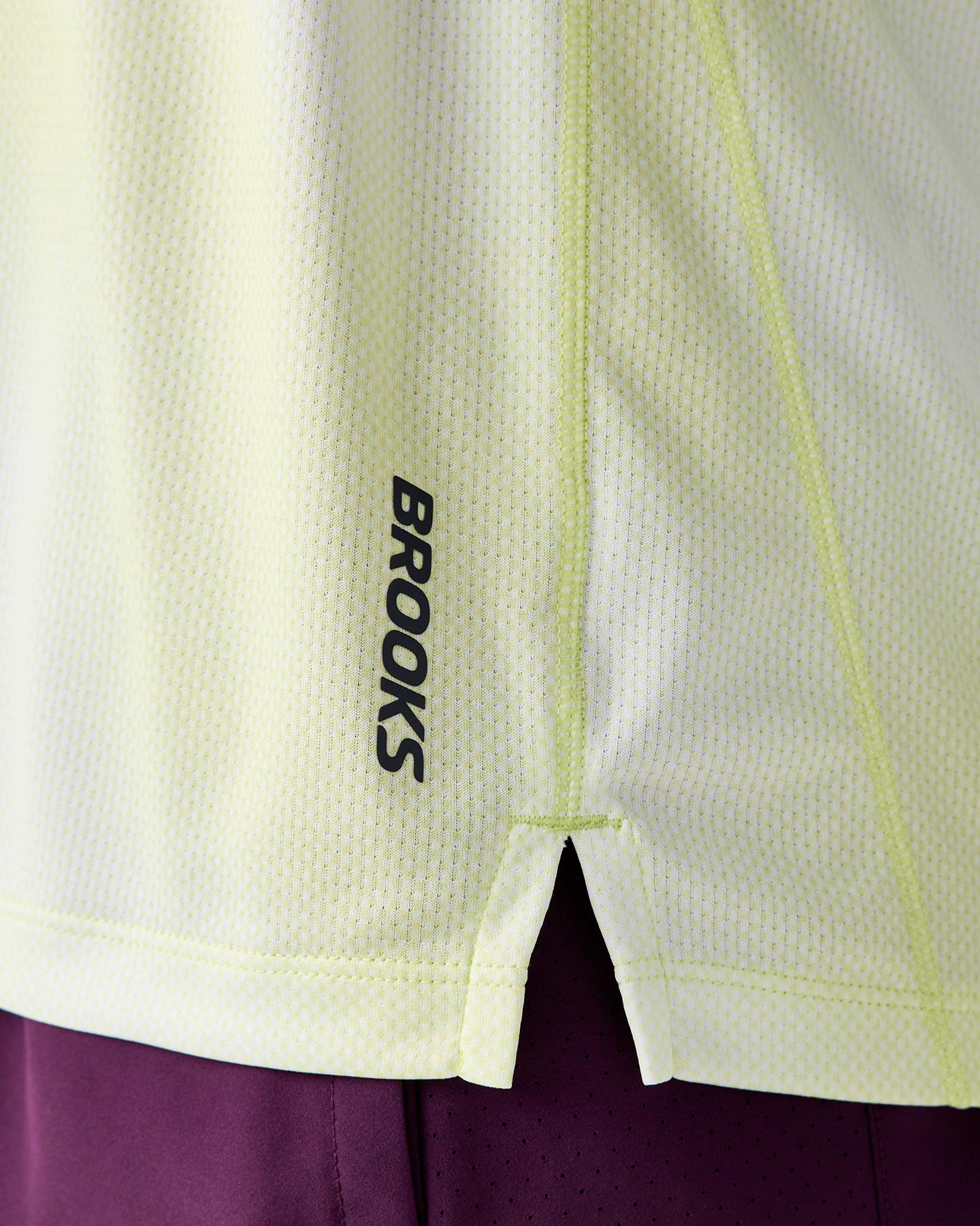 T-shirt running BROOKS DASH M - Bianco - 2 | Cisalfa Sport