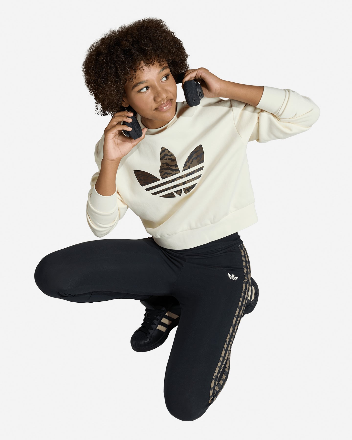 Leggings ADIDAS 3STRIPES JR - Nero - 3 | Cisalfa Sport