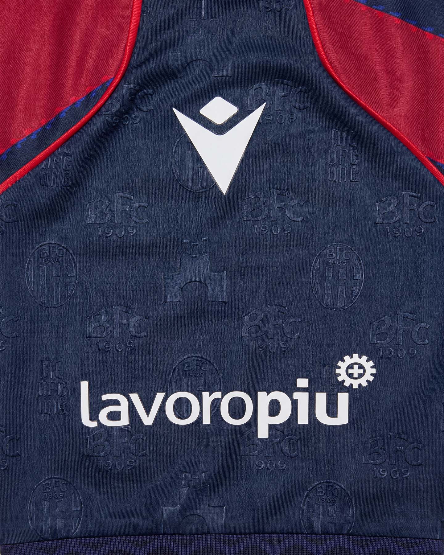 Maglia calcio ufficiale MACRON BOLOGNA HOME 26-27 JR - Marrone - 2 | Cisalfa Sport