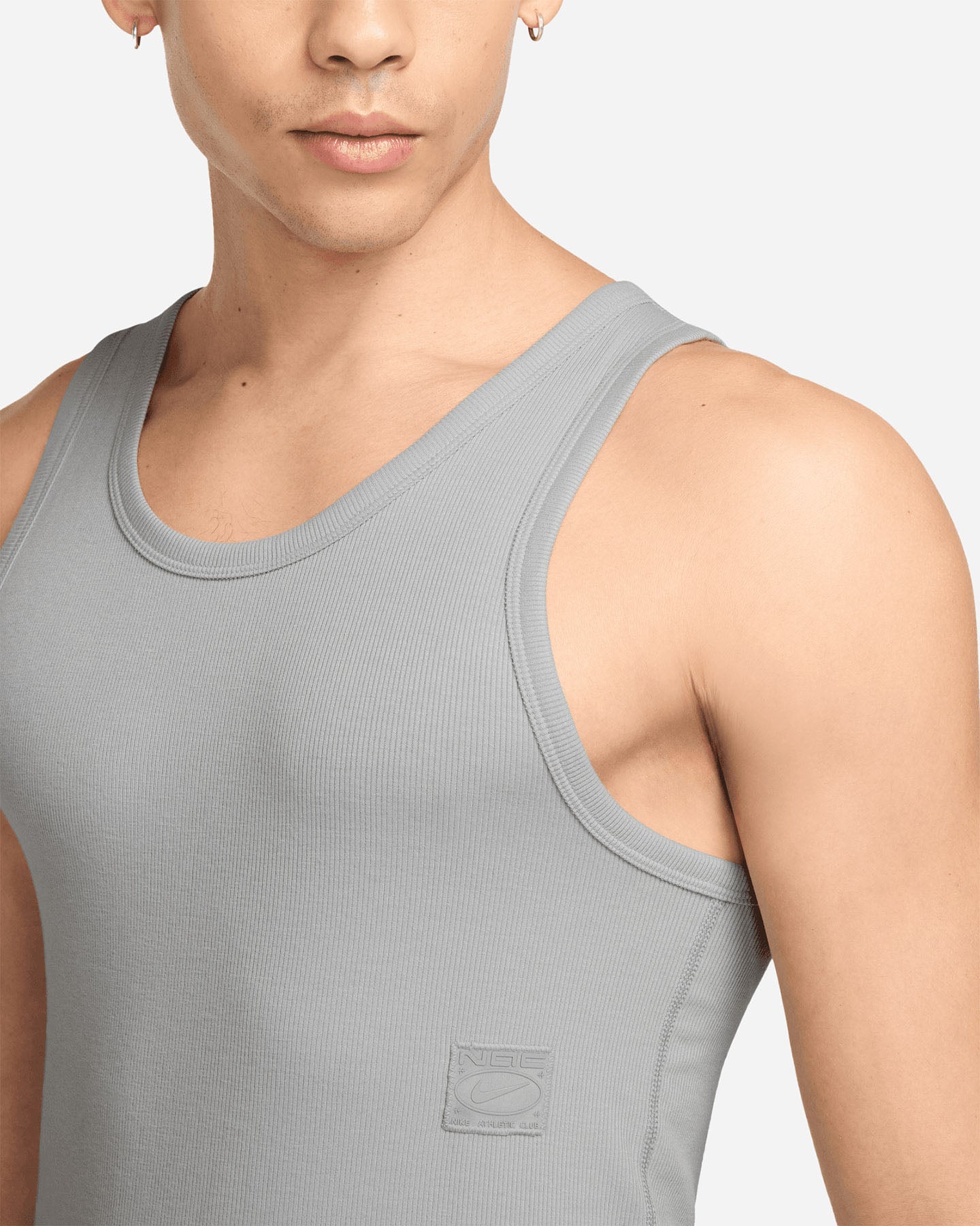Canotta training NIKE DRI FIT SMALL LOGO M - Grigio - 2 | Cisalfa Sport