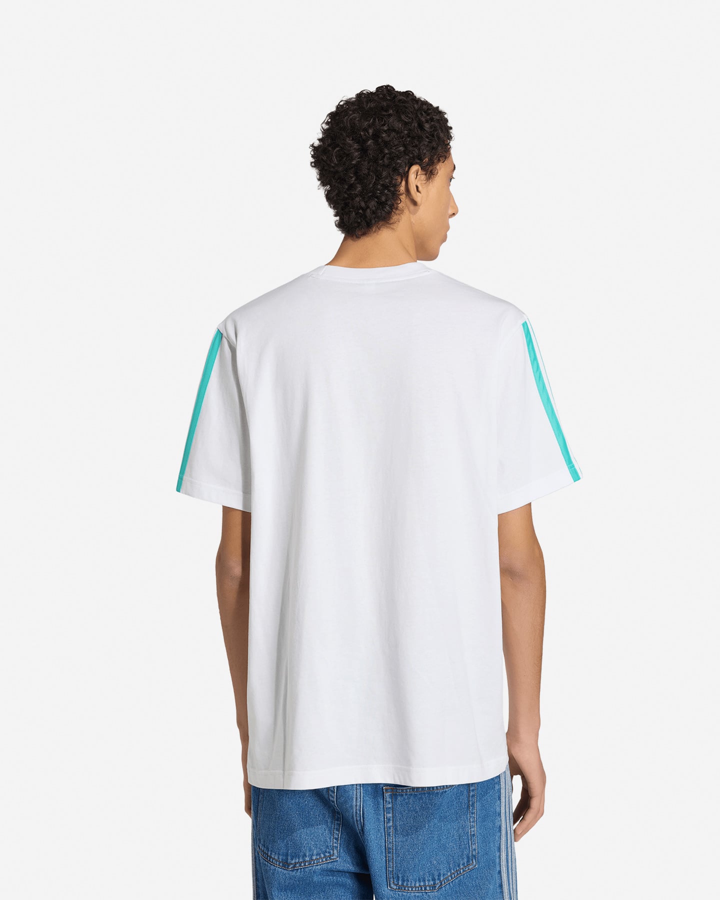 T-shirt ADIDAS TEAM DNA MERCEDES BIG LOGO M - Bianco - 2 | Cisalfa Sport