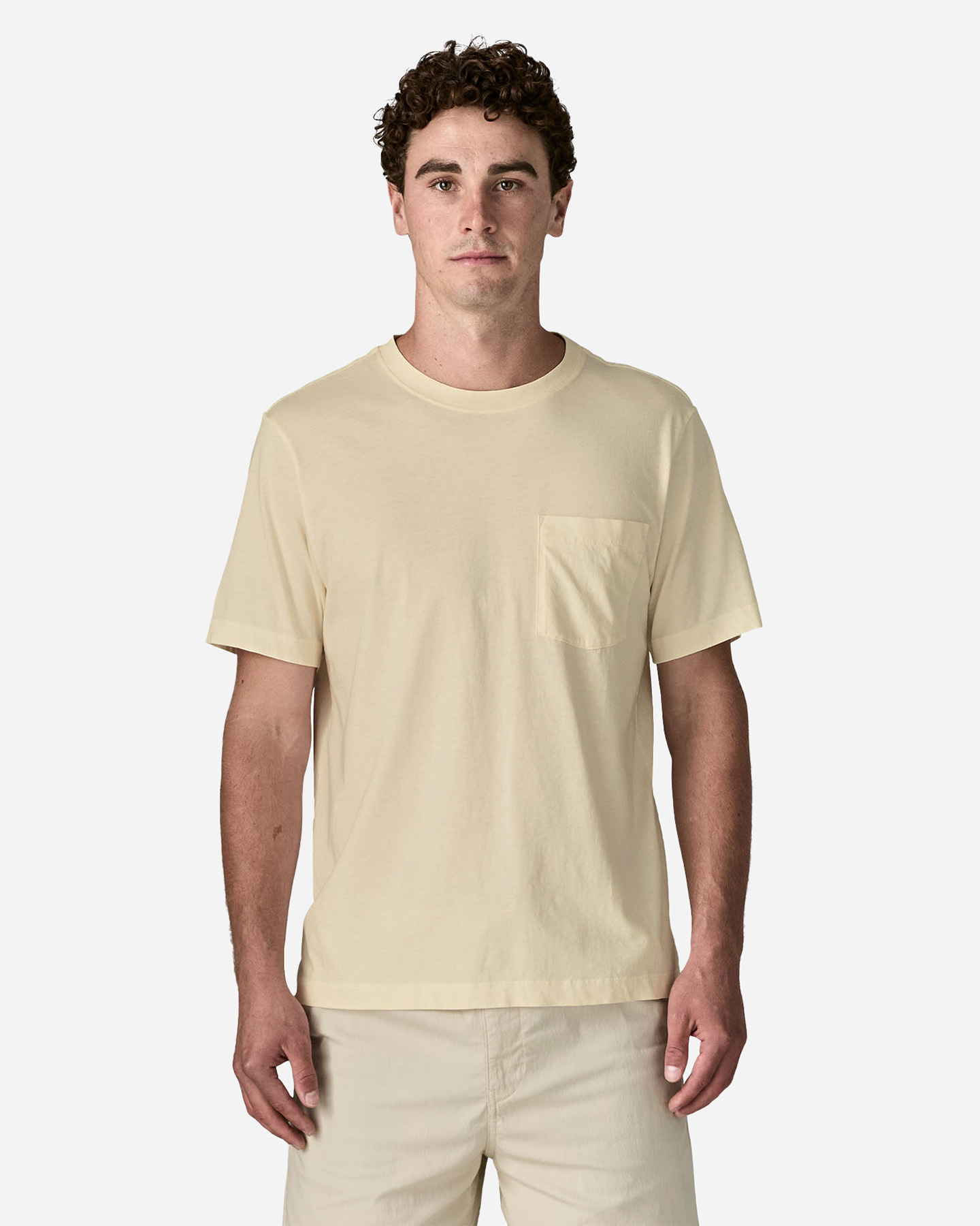 T-shirt PATAGONIA DAILY POCKET M - Beige - 1 | Cisalfa Sport