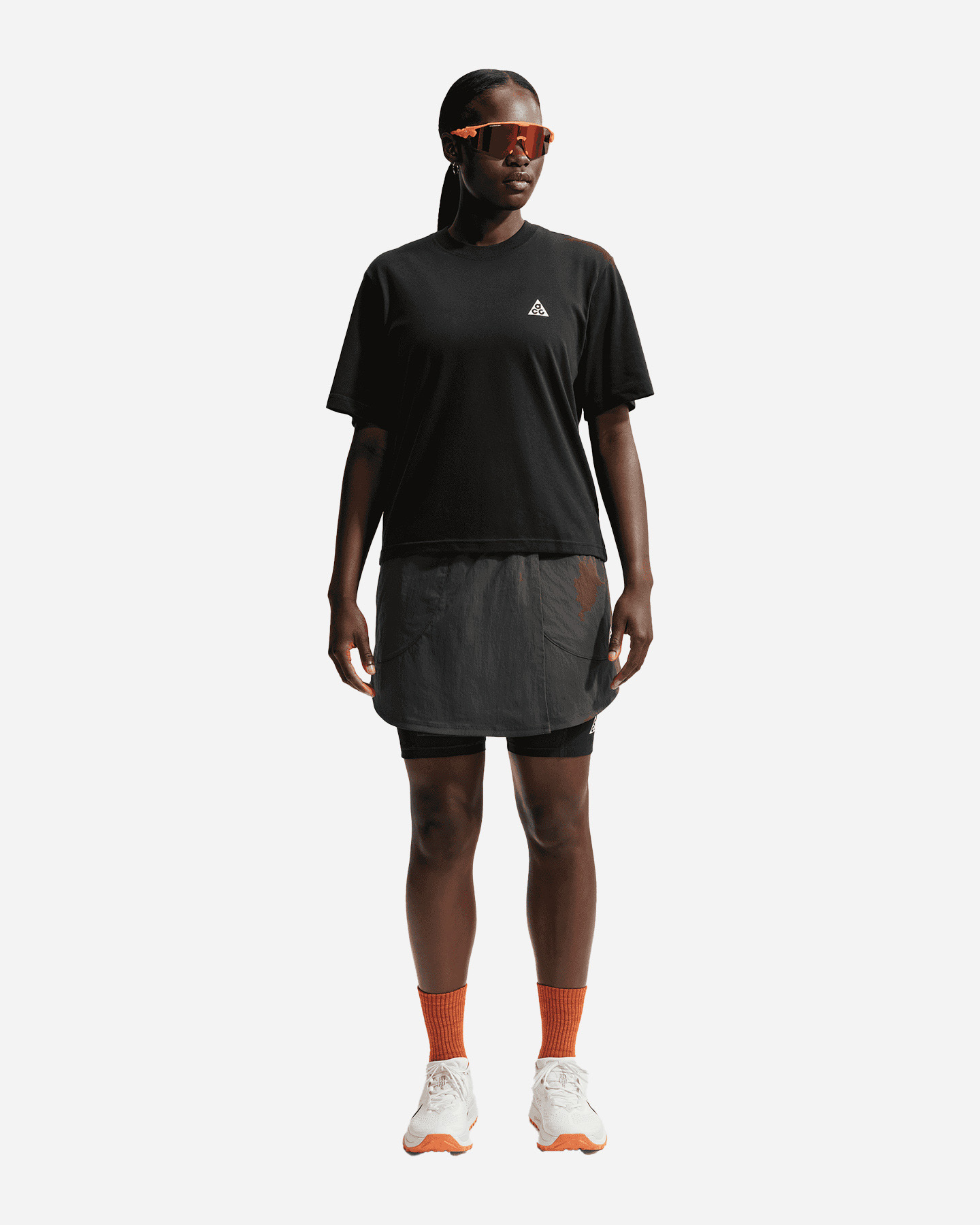 T-shirt running NIKE ACG TRAIL W - Nero - 1 | Cisalfa Sport