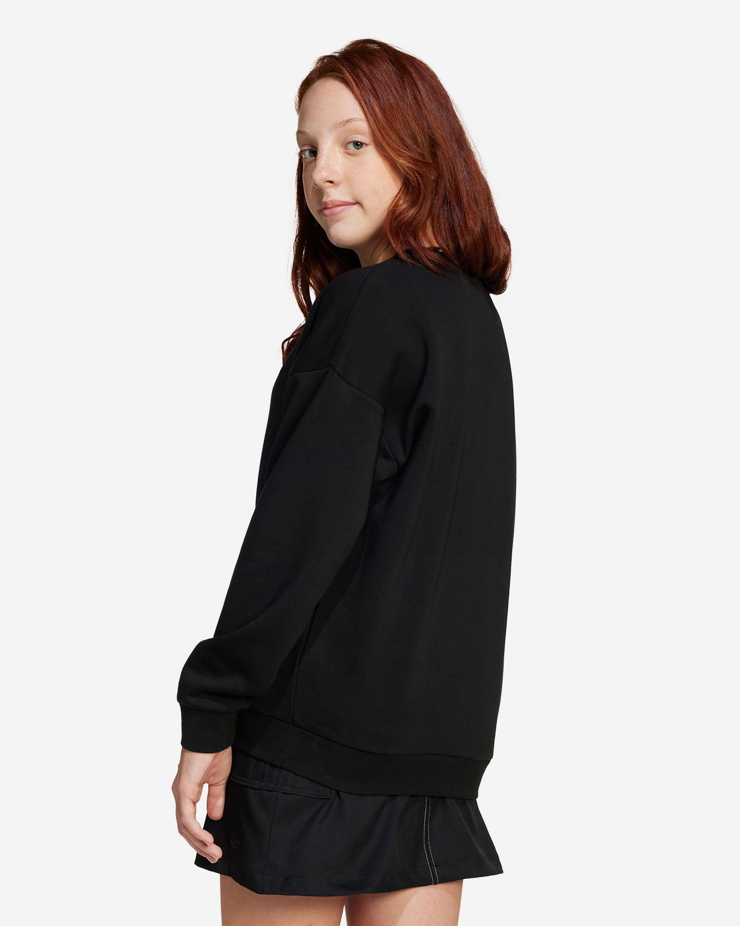 Felpa ADIDAS SMALL LOGO JR - Nero - 2 | Cisalfa Sport
