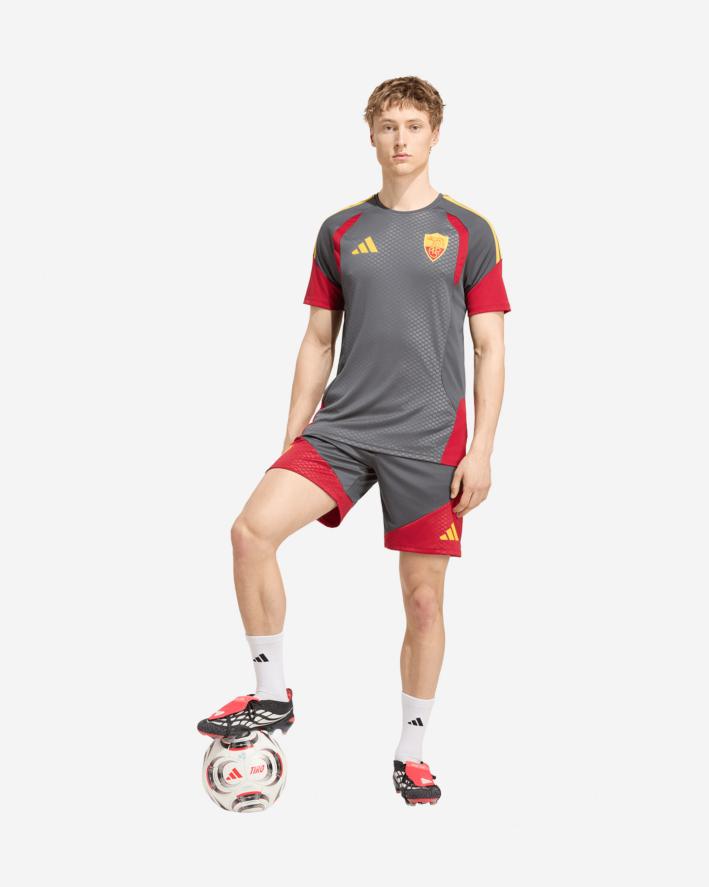 Abbigliamento calcio ufficiale ADIDAS AS ROMA TIRO26 COMPETITION TRAINING 26-27 M - Color mix - 2 | Cisalfa Sport