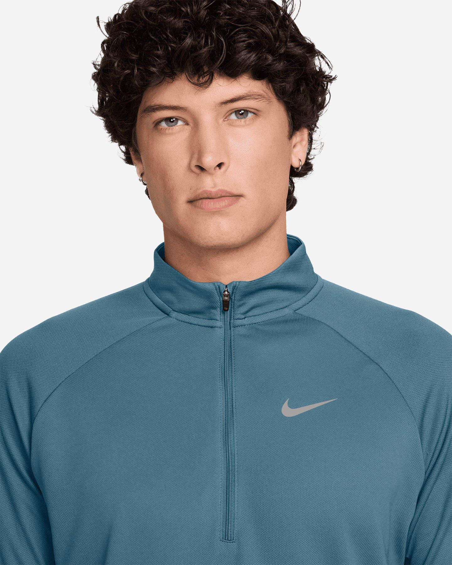 Maglia running NIKE MILER LS M - Blu - 2 | Cisalfa Sport