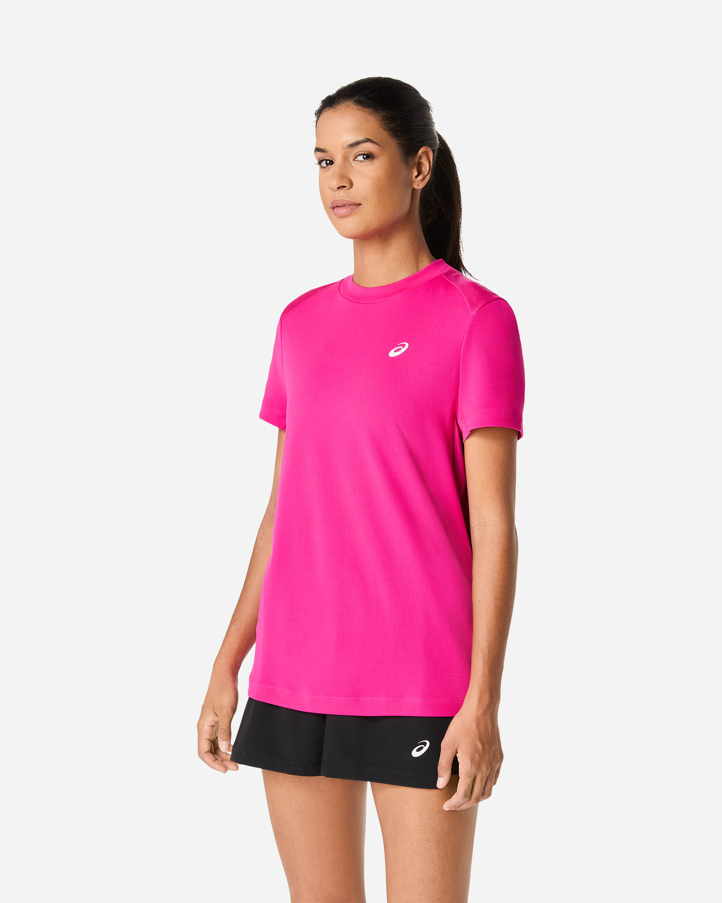 T-shirt tennis ASICS COURT W - Rosa - 2 | Cisalfa Sport