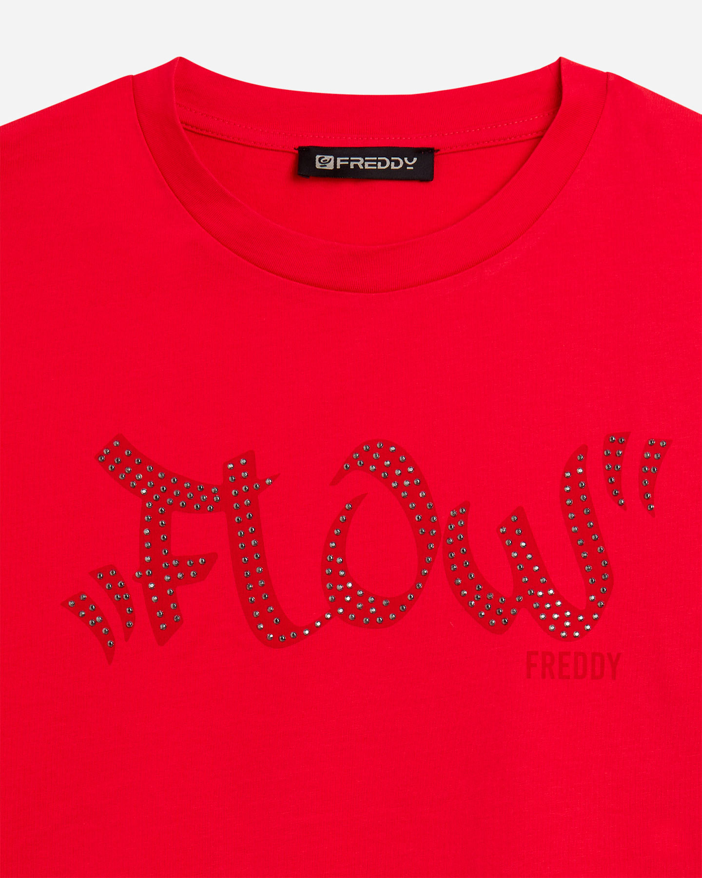 T-shirt FREDDY CROP URBAN BORCHIE W - Rosso - 4 | Cisalfa Sport