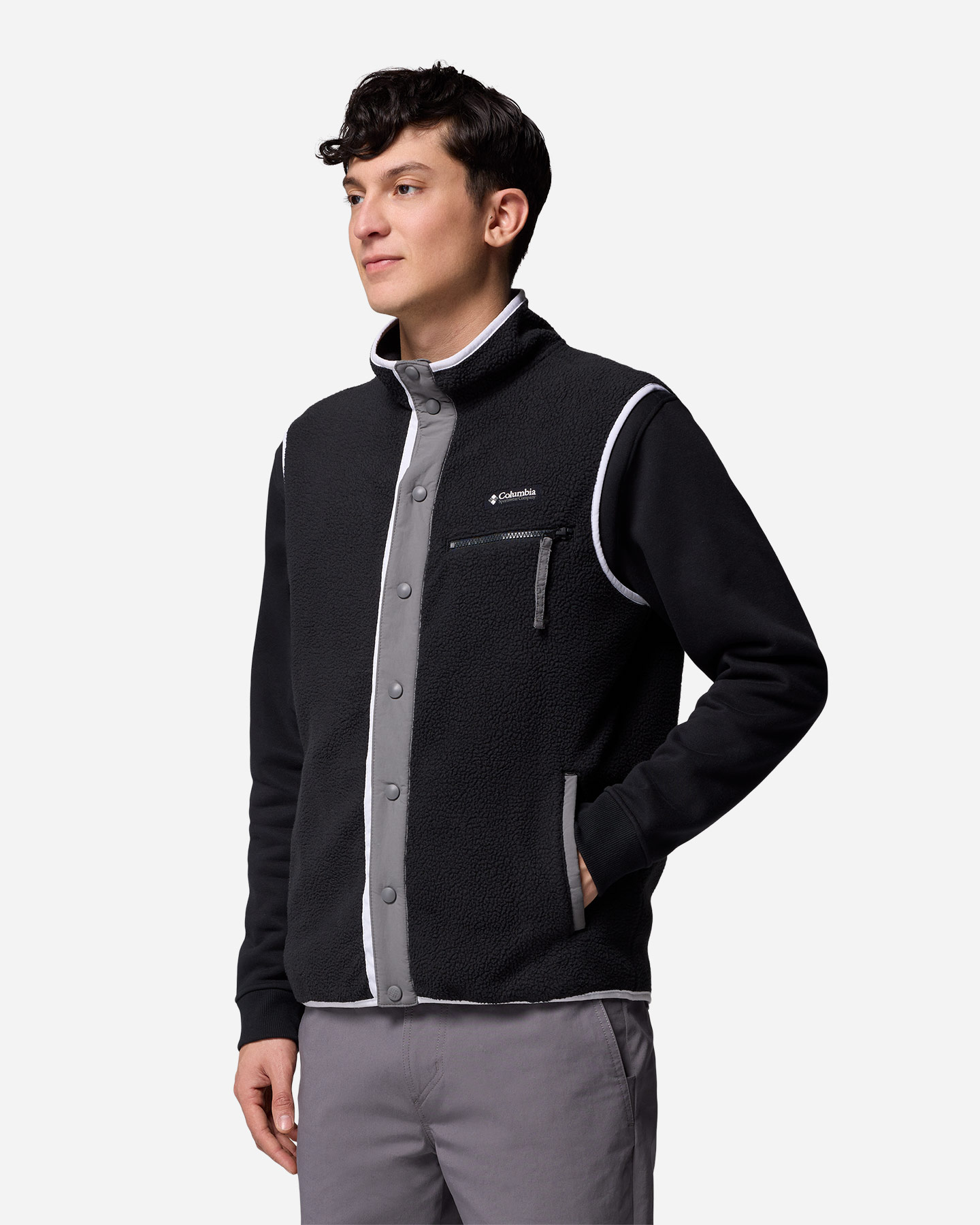 Felpa COLUMBIA HELVETIA M - Nero - 1 | Cisalfa Sport
