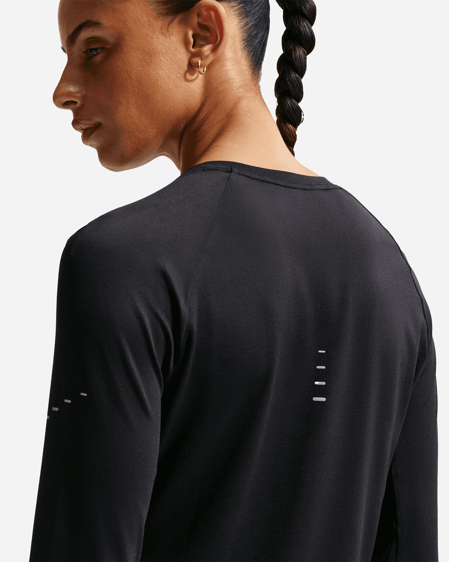 Maglia running NIKE SWIFT LS W - Nero - 4 | Cisalfa Sport