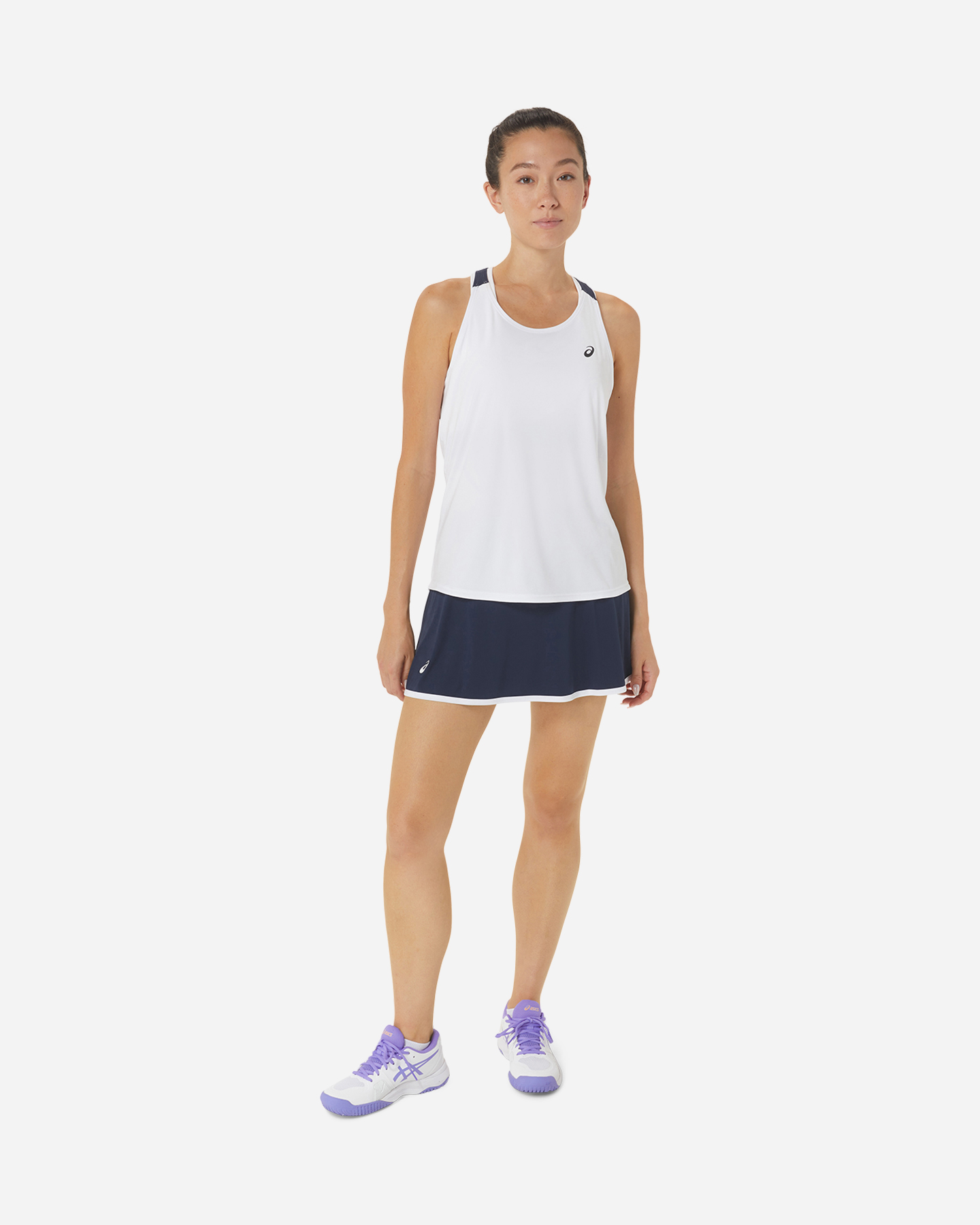 T-shirt tennis ASICS COURT W - Bianco - 3 | Cisalfa Sport