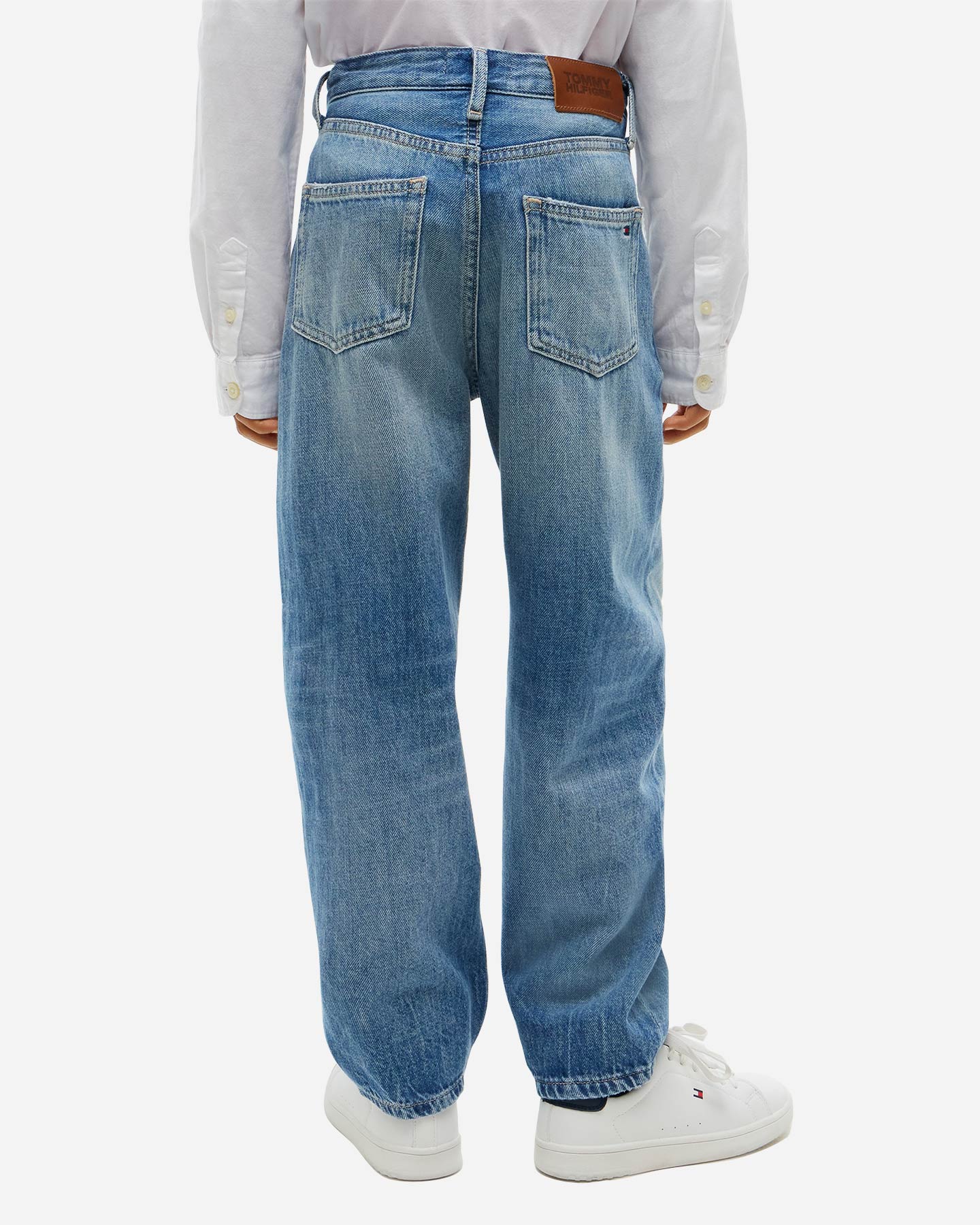 Jeans TOMMY HILFIGER BARREL LOGO LEG LD JR - Denim - 2 | Cisalfa Sport
