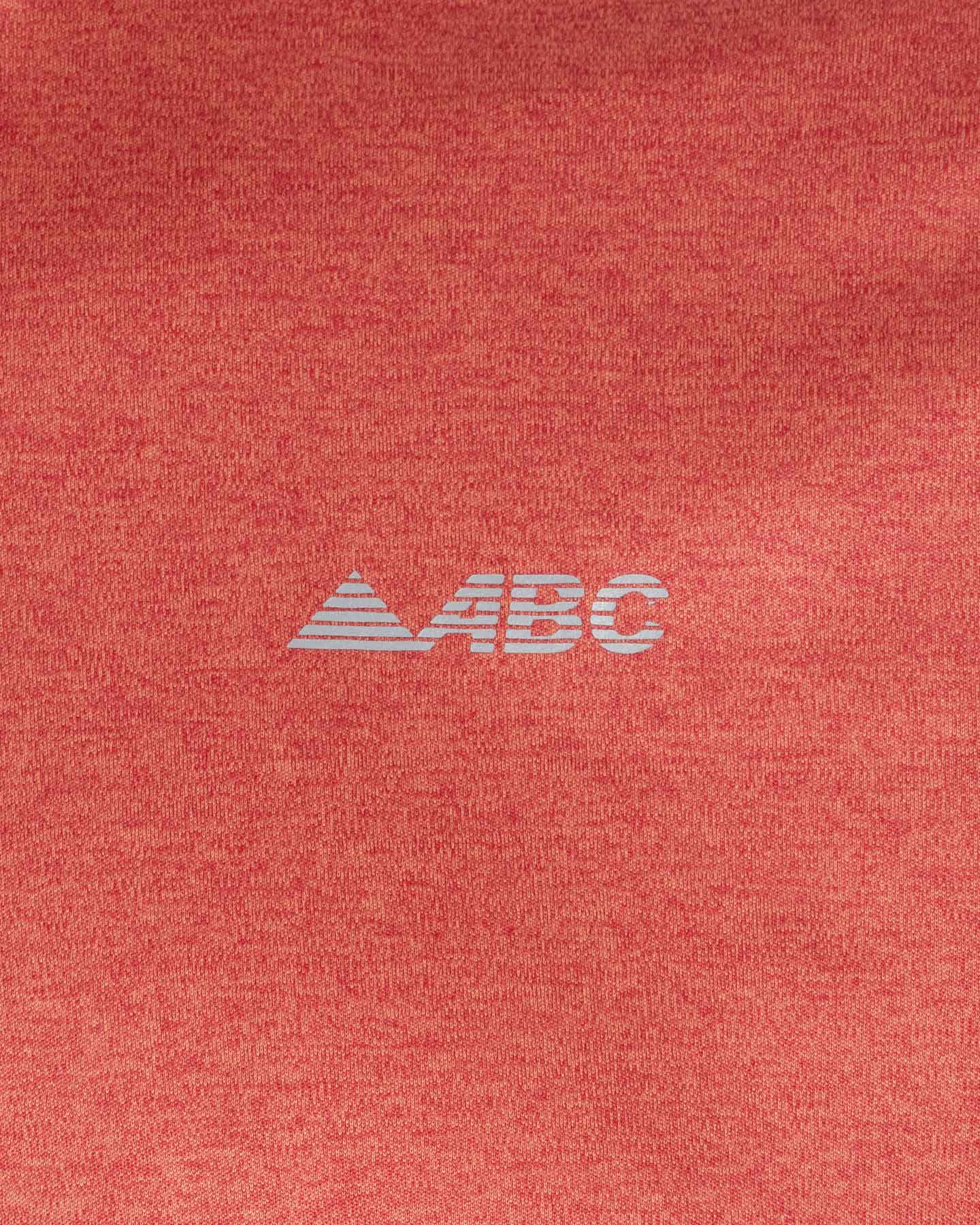 T-shirt running ABC RUNNING BASIC M - Arancione - 4 | Cisalfa Sport