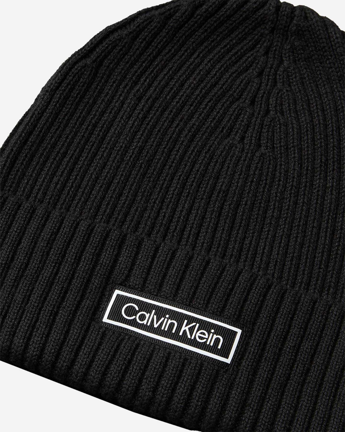 Berretto CALVIN KLEIN JEANS LOGO M - Nero - 2 | Cisalfa Sport