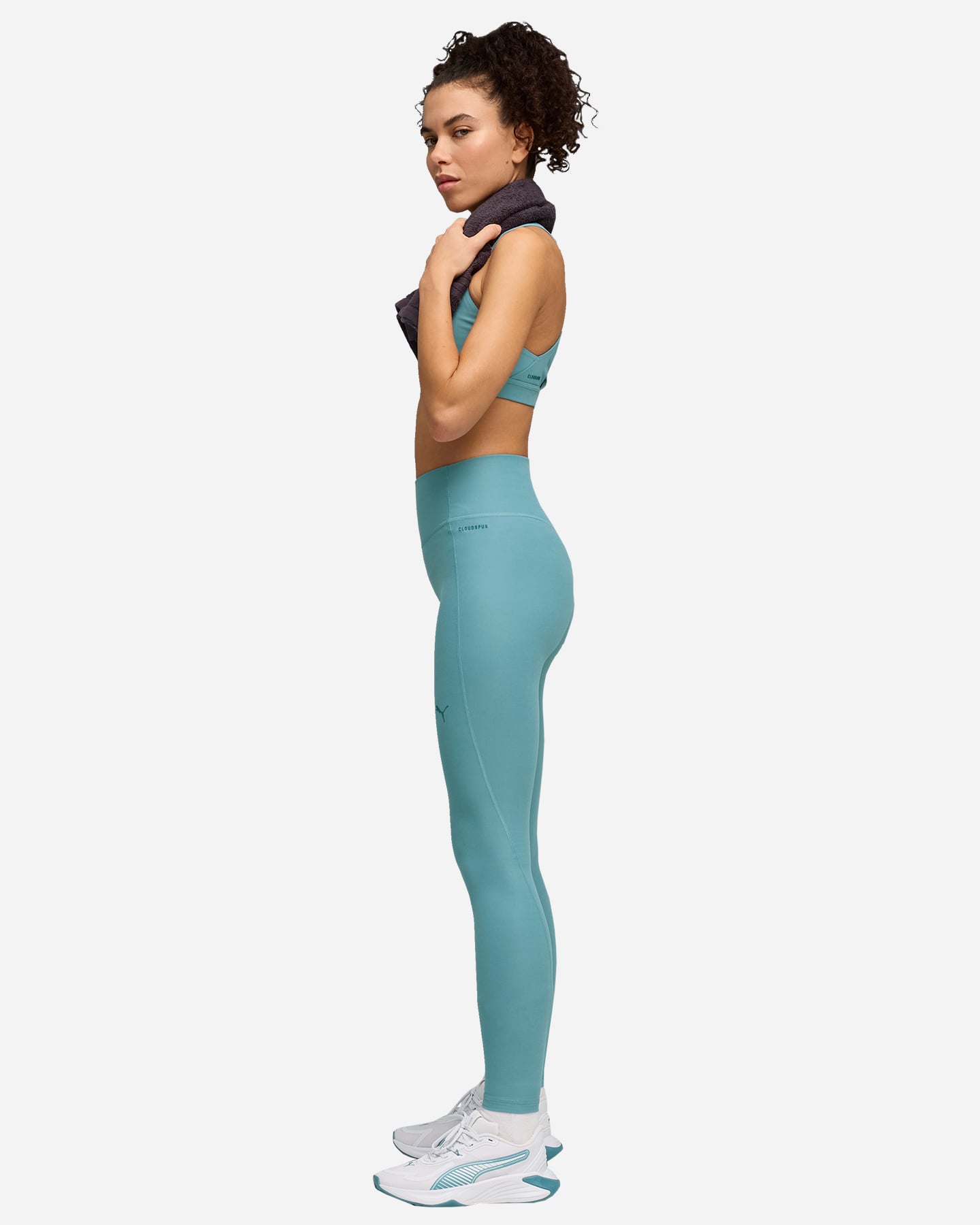 Leggings PUMA CLOUDSPUN W - Azzurro - 2 | Cisalfa Sport