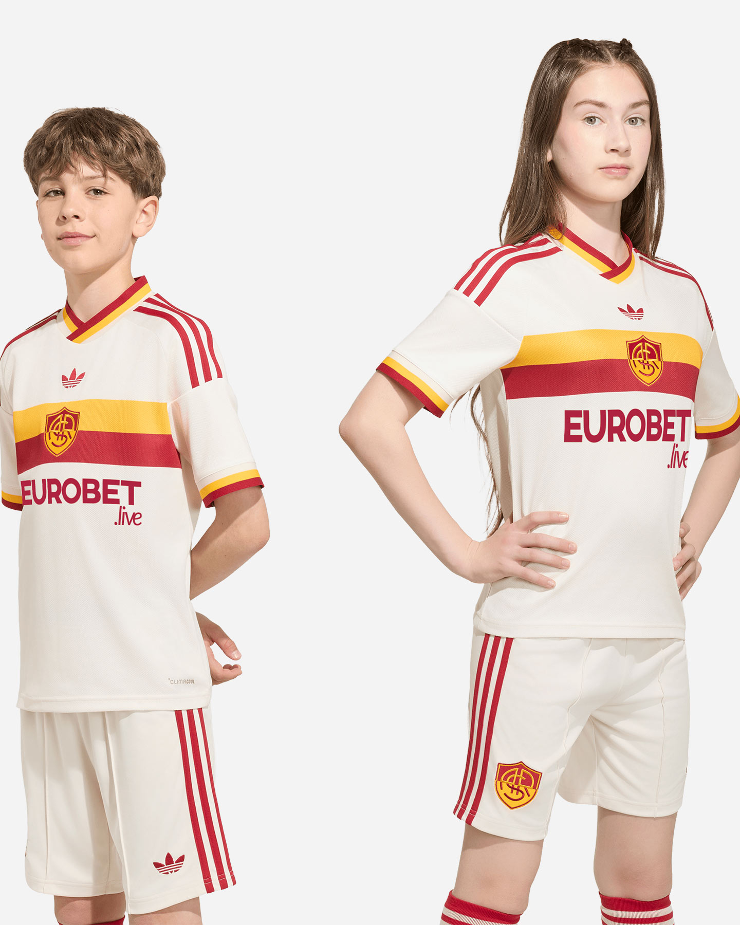Maglia calcio ufficiale ADIDAS AS ROMA AWAY 26-27 JR - 2 | Cisalfa Sport