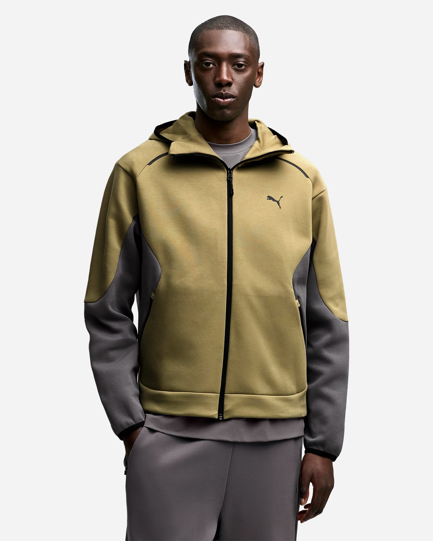 Felpa PUMA TECH M - Verde - 2 | Cisalfa Sport