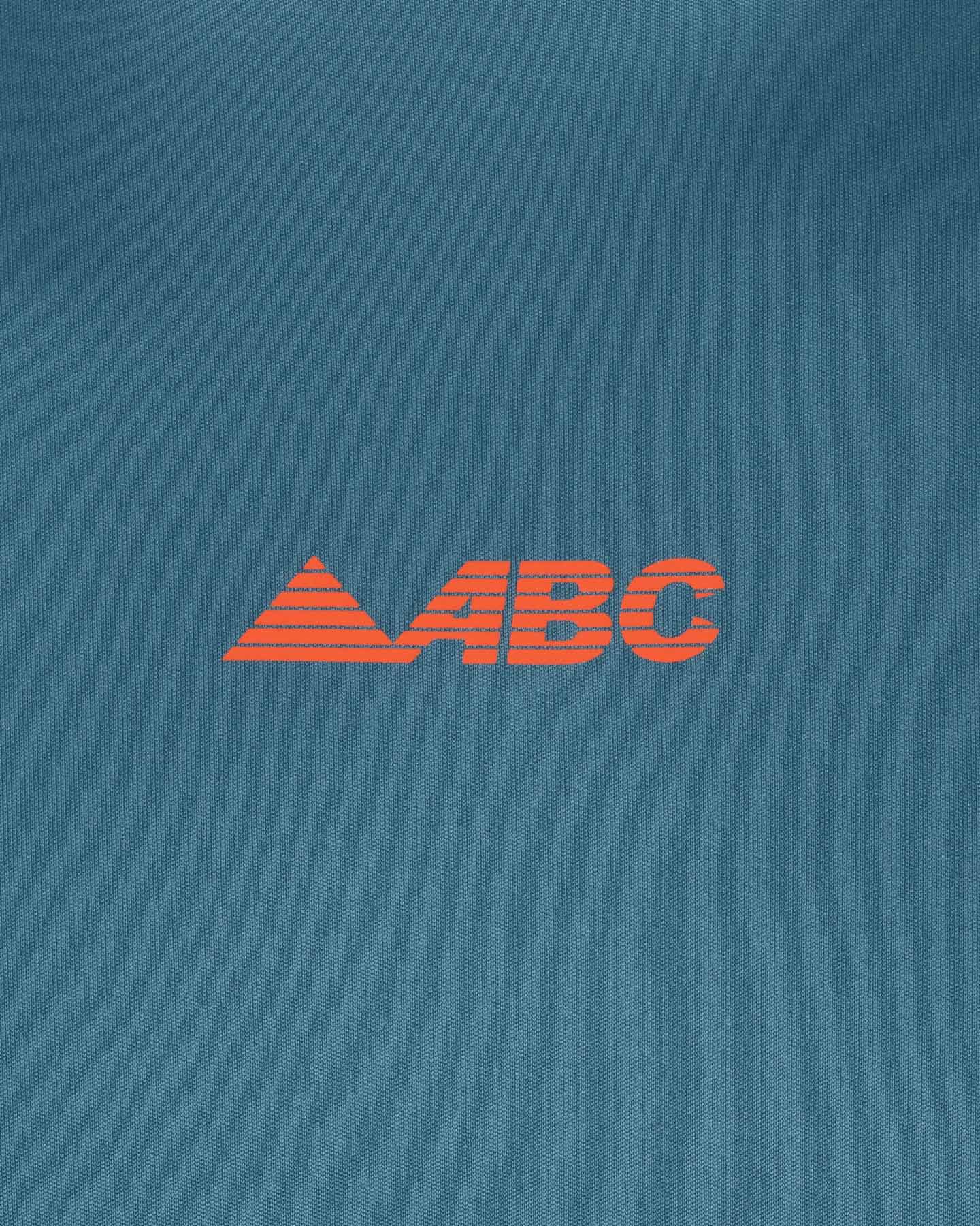 T-shirt running ABC TECH M - Blu - 4 | Cisalfa Sport