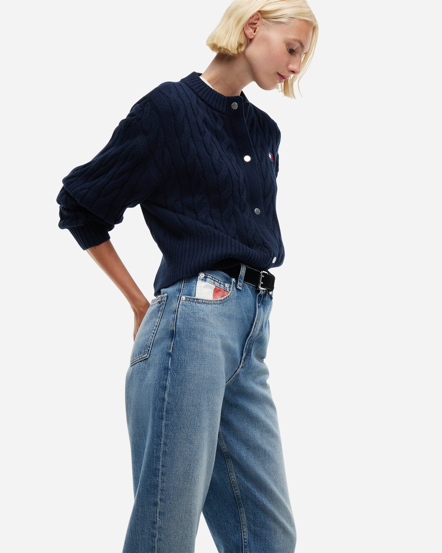Jeans TOMMY HILFIGER 90'S MOM L32 W - Denim - 4 | Cisalfa Sport
