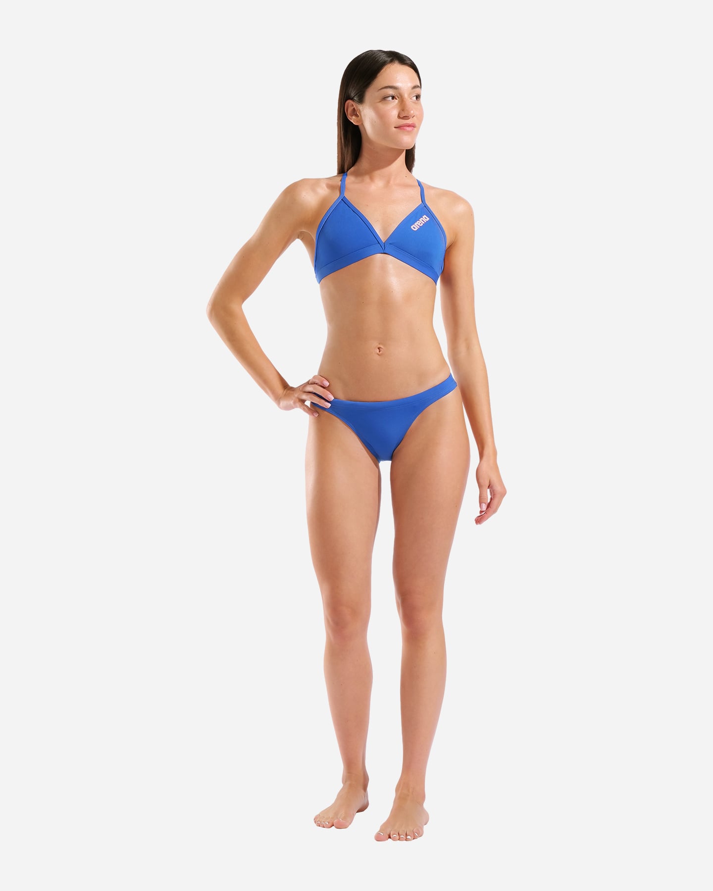 Costume piscina ARENA SOLID TEAM SWIM W - Blu royal - 3 | Cisalfa Sport