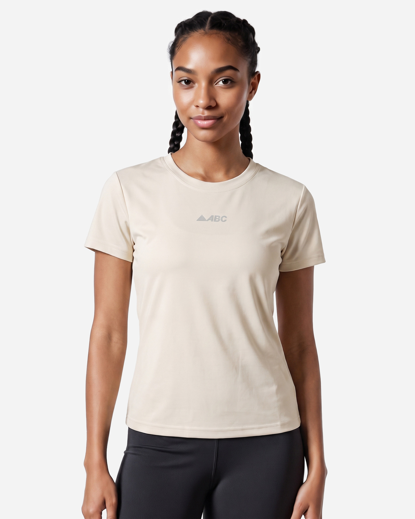 T-shirt running ABC RUNNING BASIC W - Bianco - 2 | Cisalfa Sport