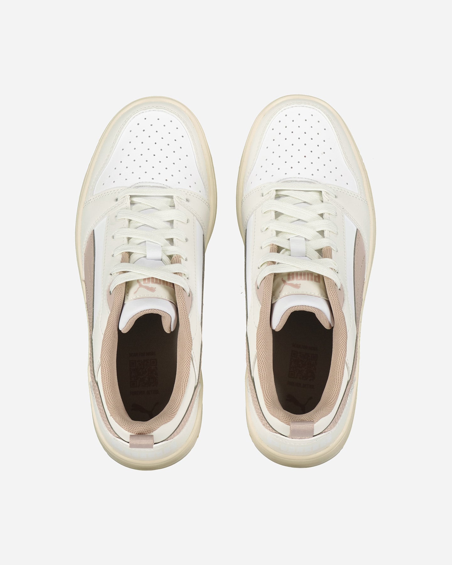 Scarpe sneakers PUMA REBOUND V6 LOW GS JR - Bianco - 4 | Cisalfa Sport