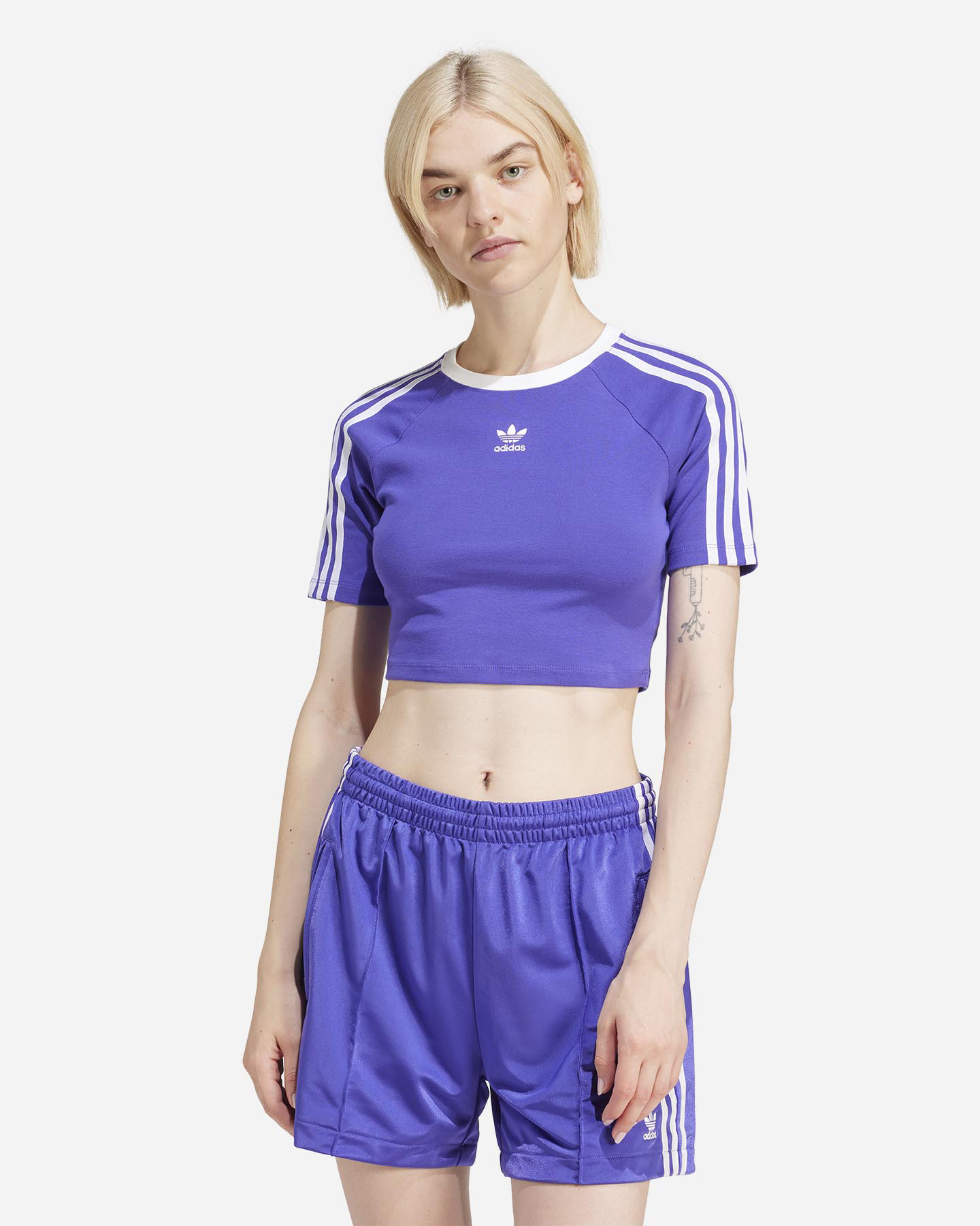 T-shirt ADIDAS ORIGINAL 3STRIPES W - Viola - 1 | Cisalfa Sport