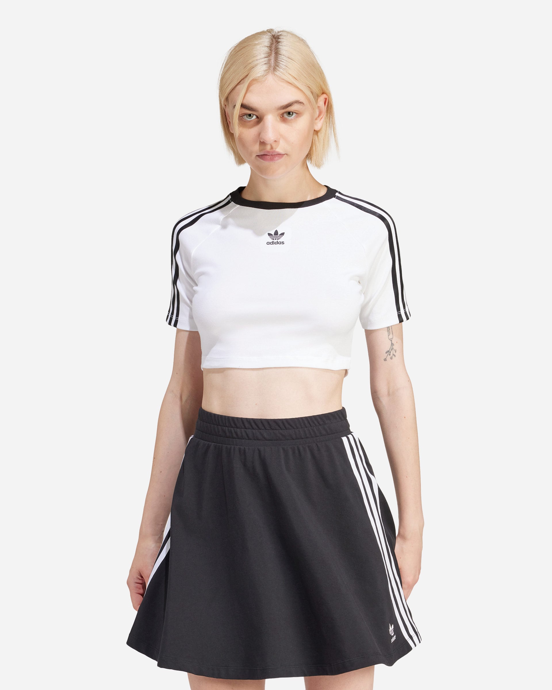 T-shirt ADIDAS ORIGINAL 3STRIPES W - Bianco - 1 | Cisalfa Sport