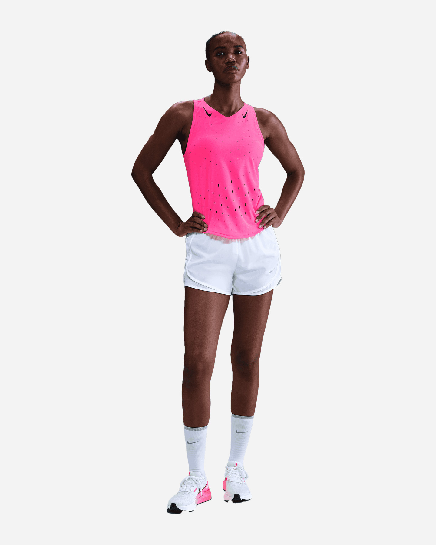 Canotta running NIKE AEROSWIFT W - Fucsia - 2 | Cisalfa Sport