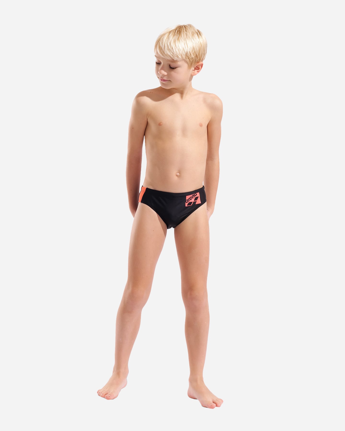 Slip piscina ARENA LOGO JR - Nero - 2 | Cisalfa Sport