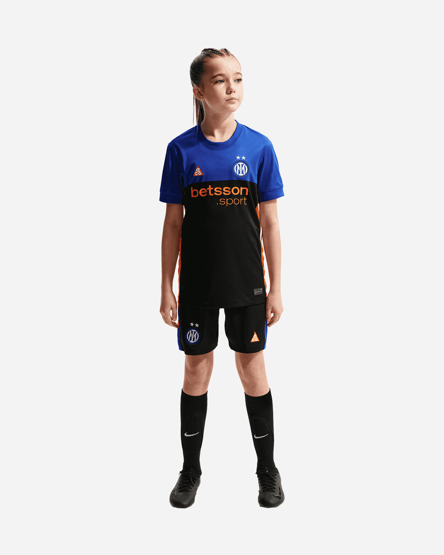 Pantaloncini calcio ufficiali NIKE INTER ACG 4TH 25-26 JR - Nero - 2 | Cisalfa Sport