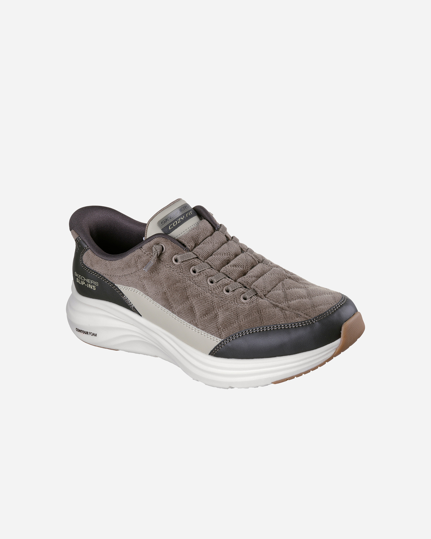 Scarpe sneakers SKECHERS SLIP-INS CONTOUR FOAM M - Verde - 1 | Cisalfa Sport